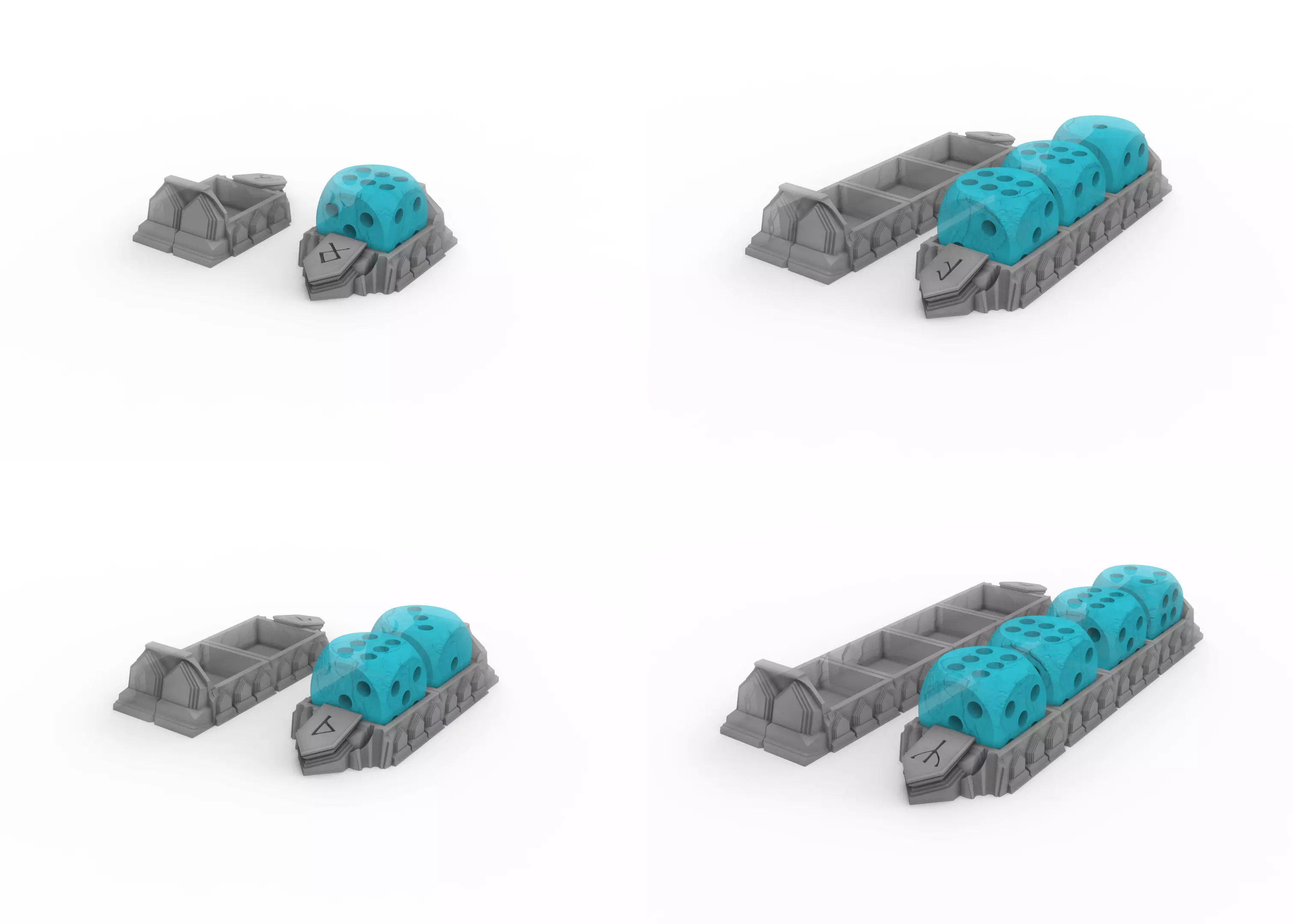 Wound Tracker for dwarf mine supremacy battle 3D print model
