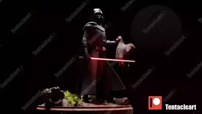 Darth Vader ewok and grogu