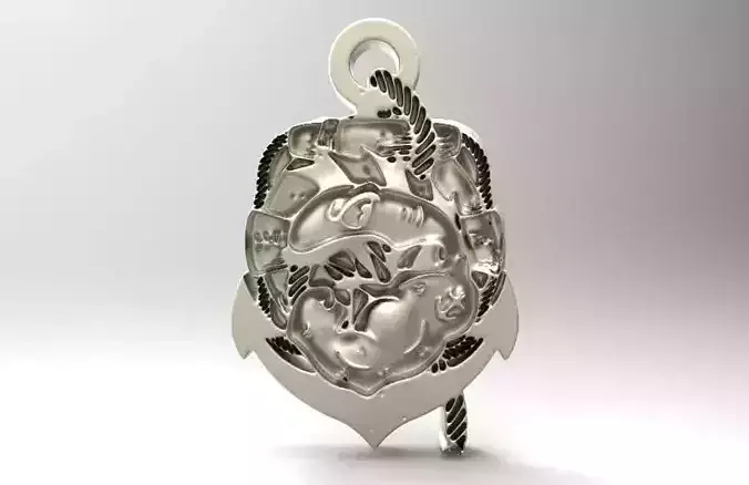 Hellfish Simpsons pendant