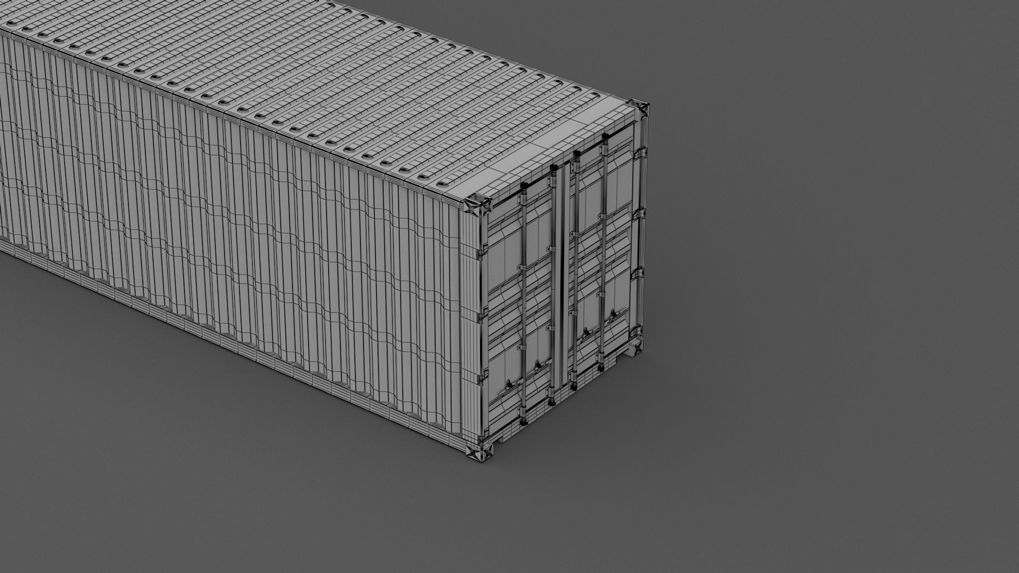 Evergreen Shipping Container 3D model_8