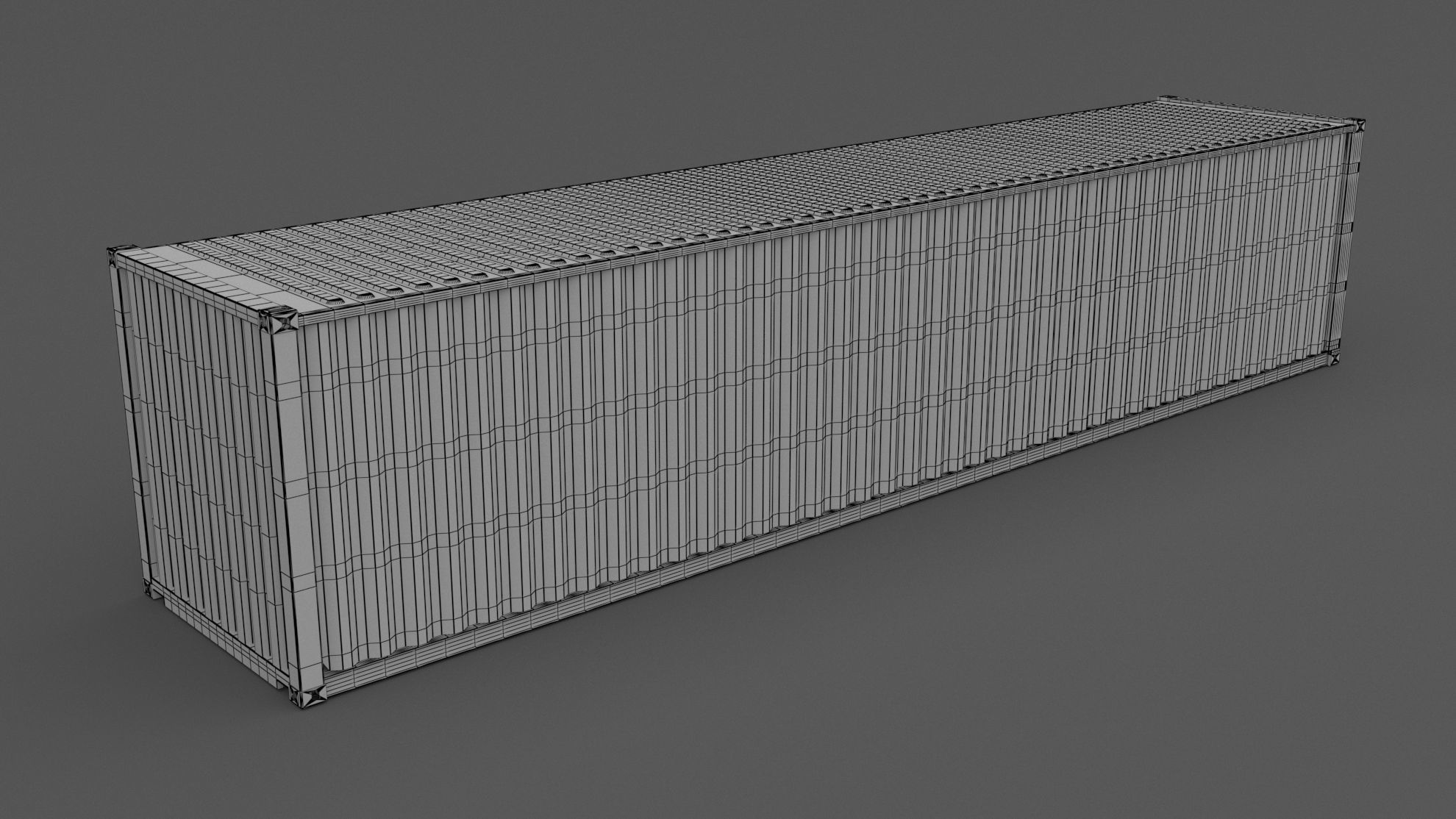 Evergreen Shipping Container 3D model_6