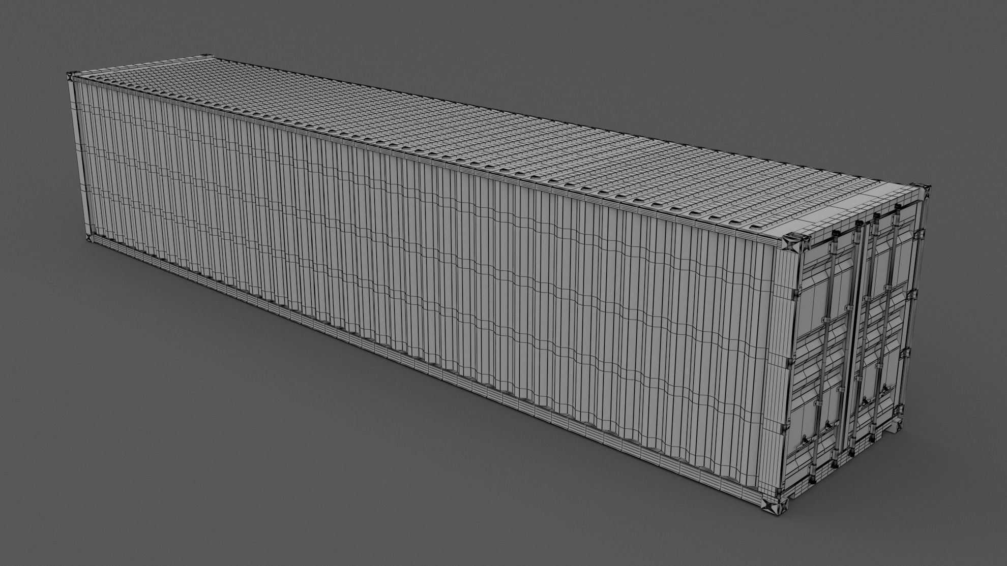 Evergreen Shipping Container 3D model_9