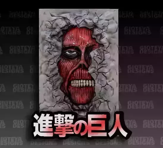 Attack on Titan Wall Titan 3D model