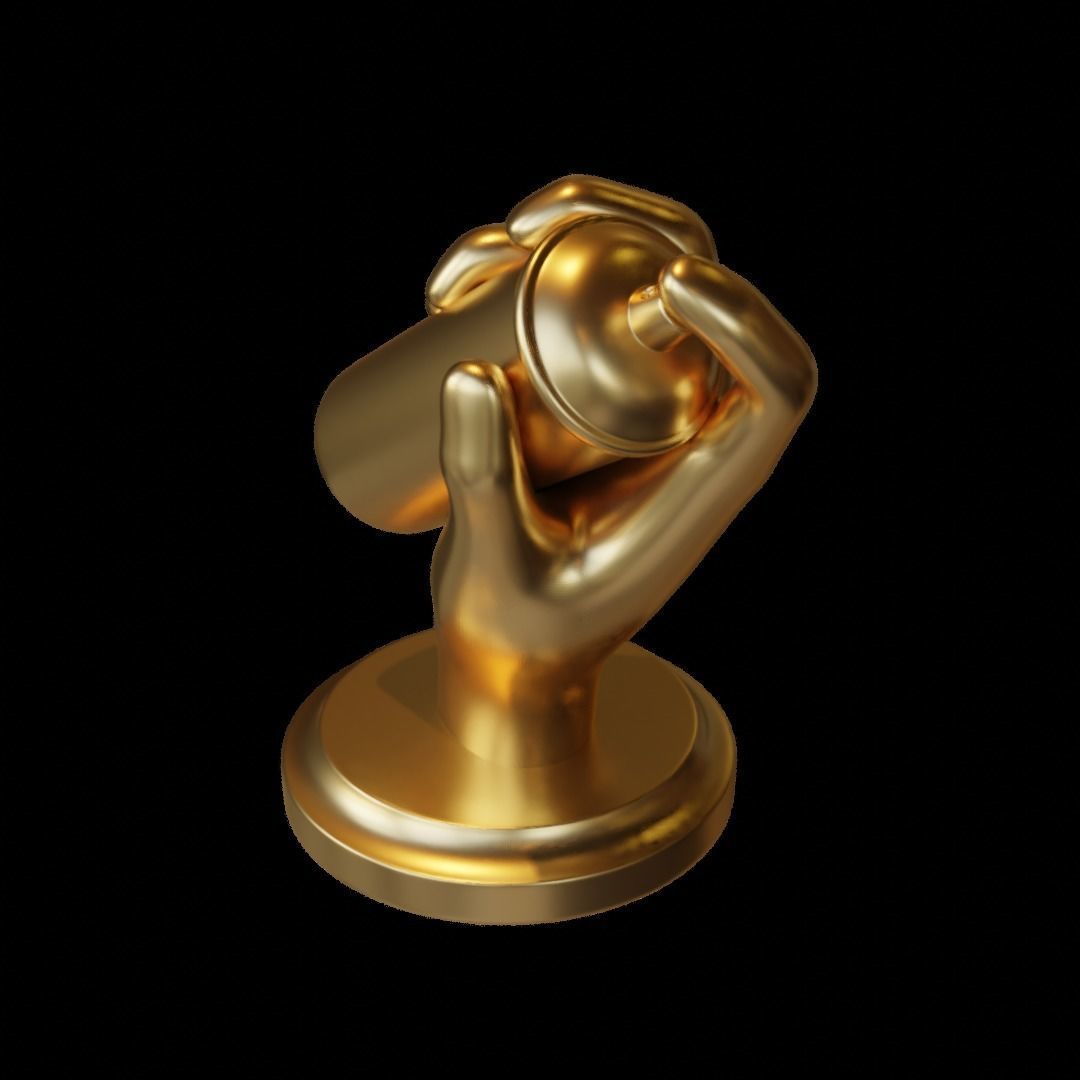 Graffiti Hand 3D print model_4