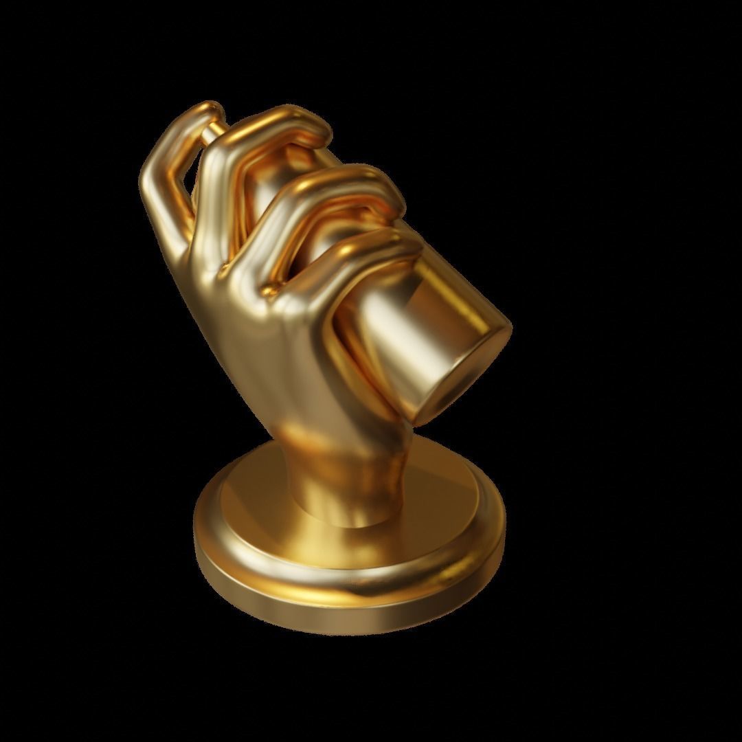 Graffiti Hand 3D print model_2