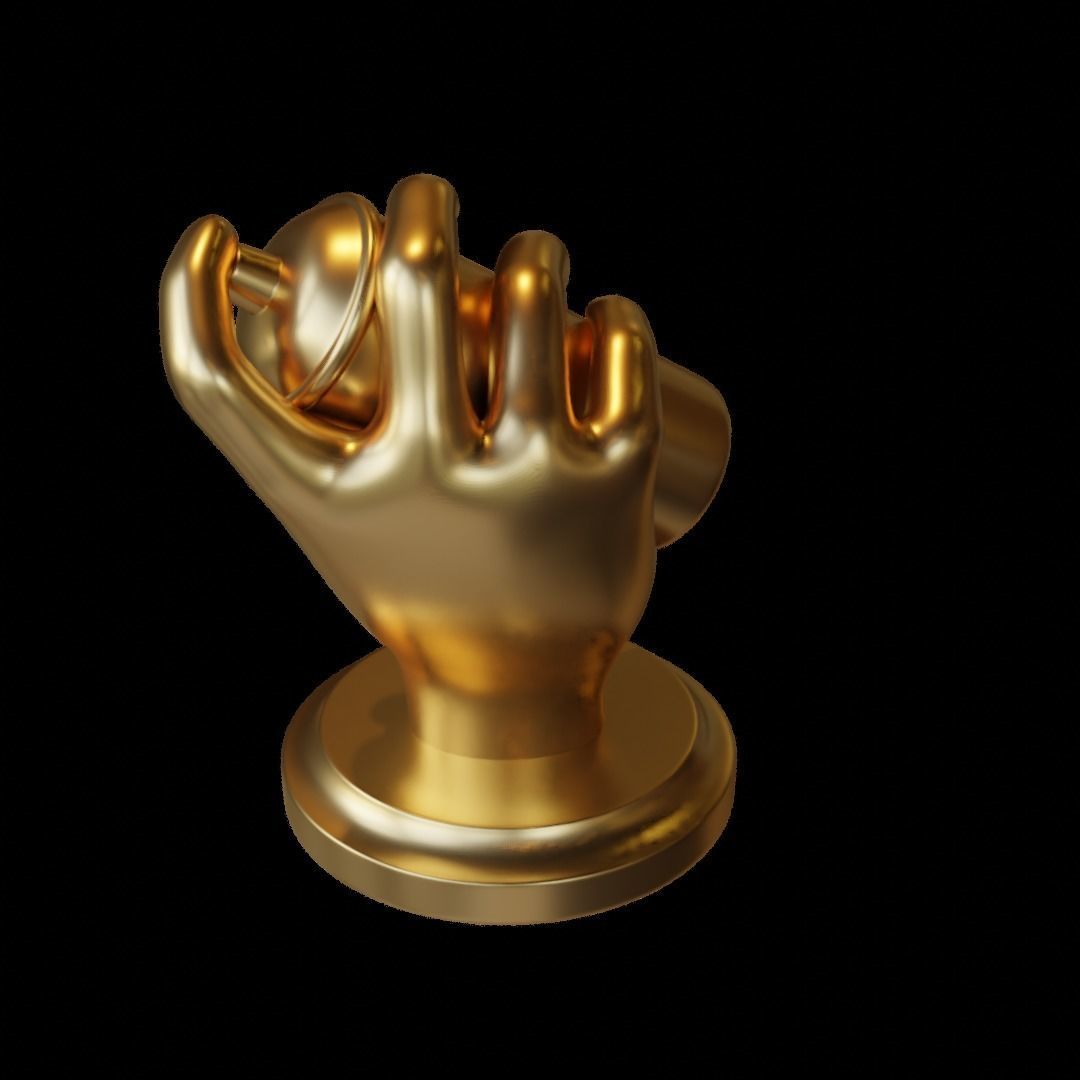 Graffiti Hand 3D print model_3