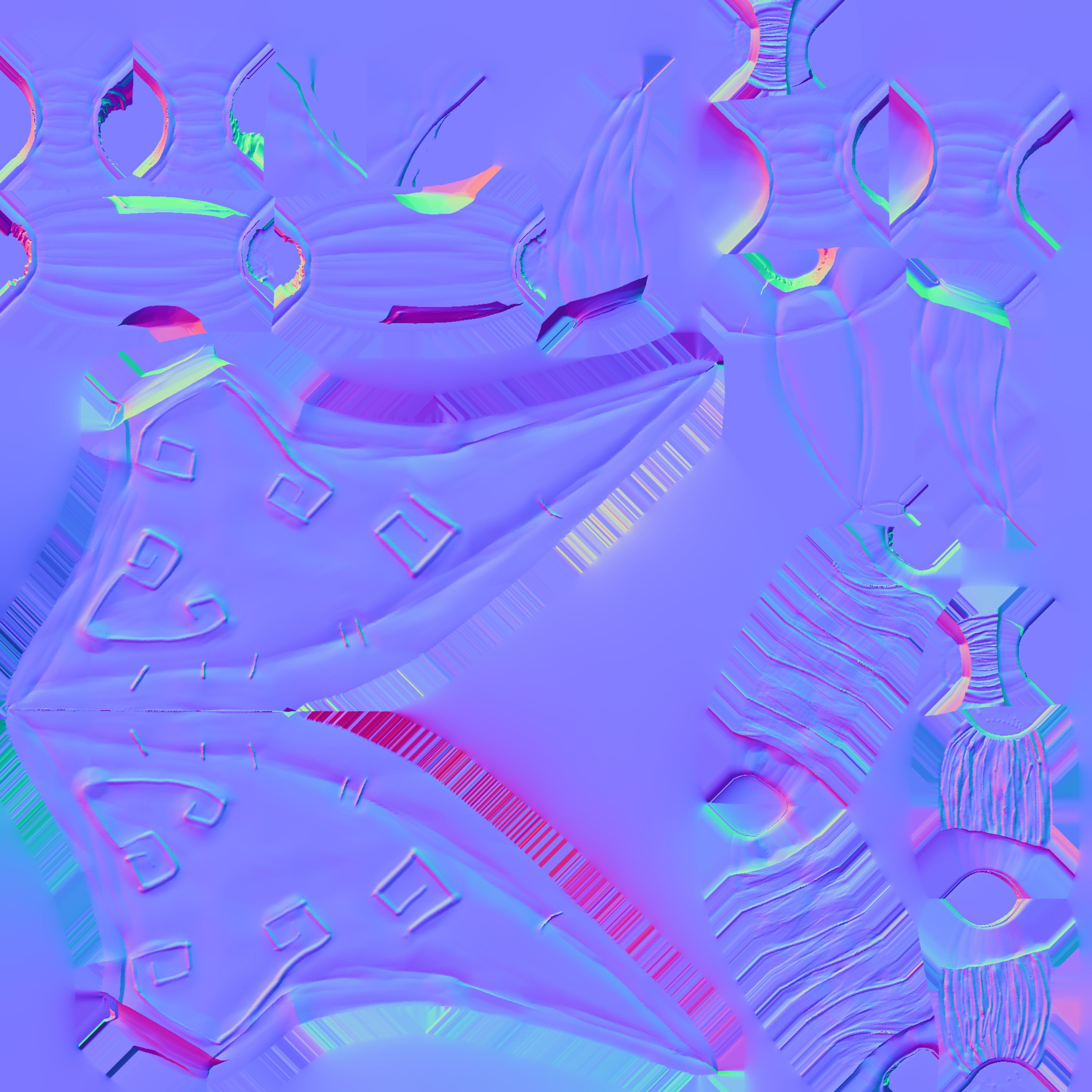 Stylized Axe Low-poly 3D model_5