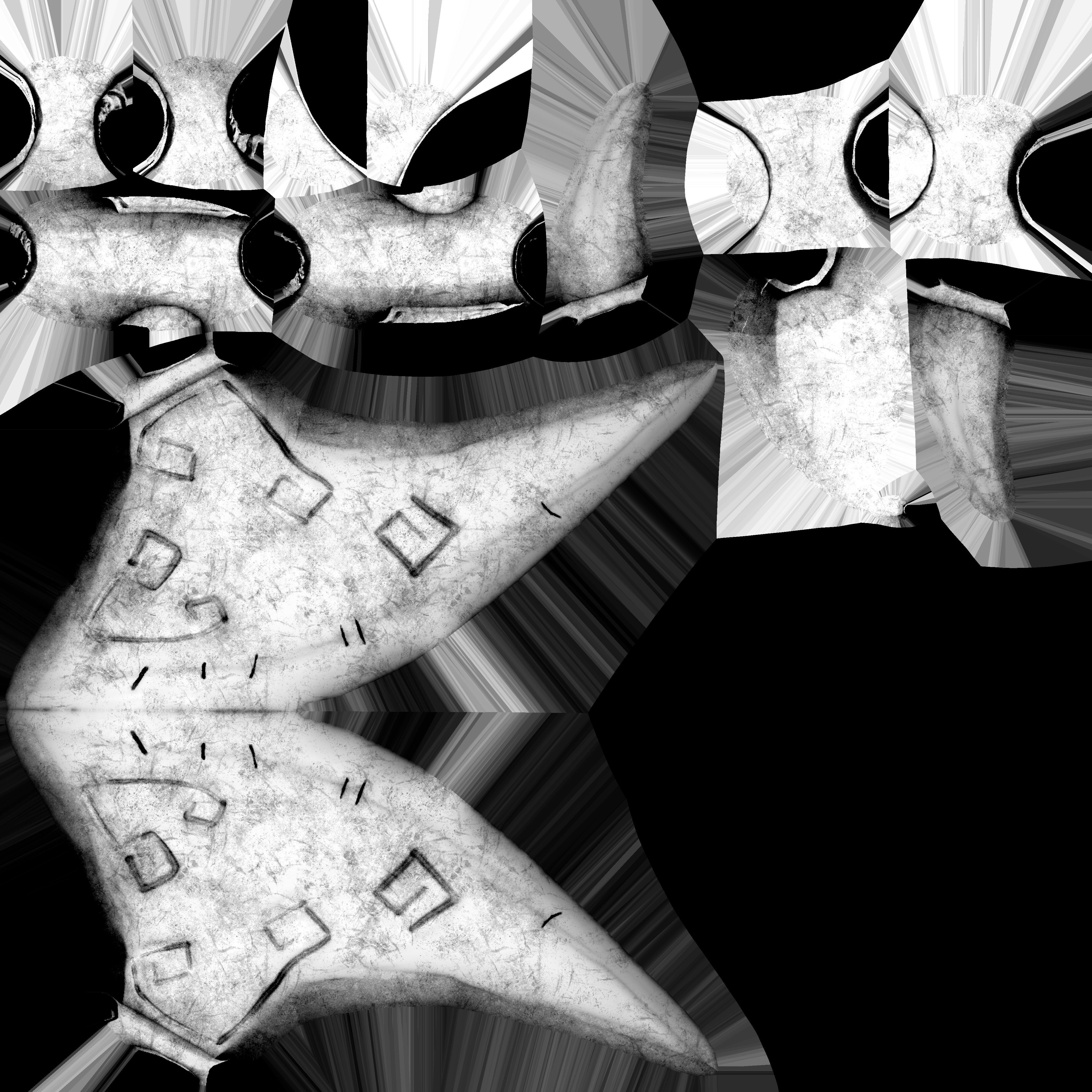 Stylized Axe Low-poly 3D model_4