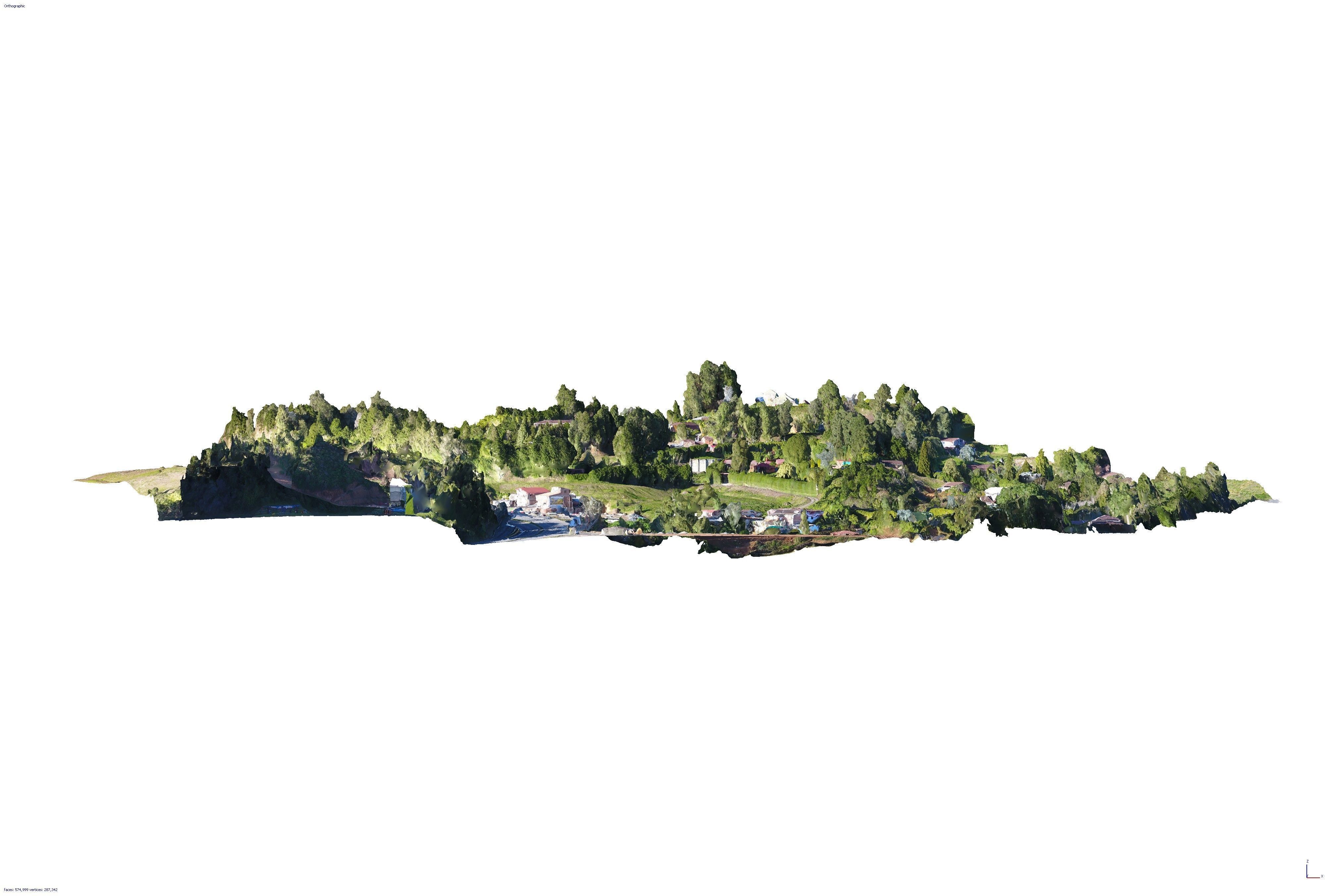 Sunset at quinta 06 12 2020 Low-poly 3D model_18