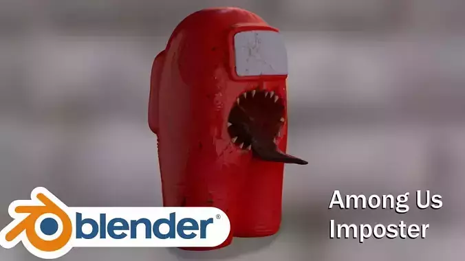 Among Us Imposter Free 3D model