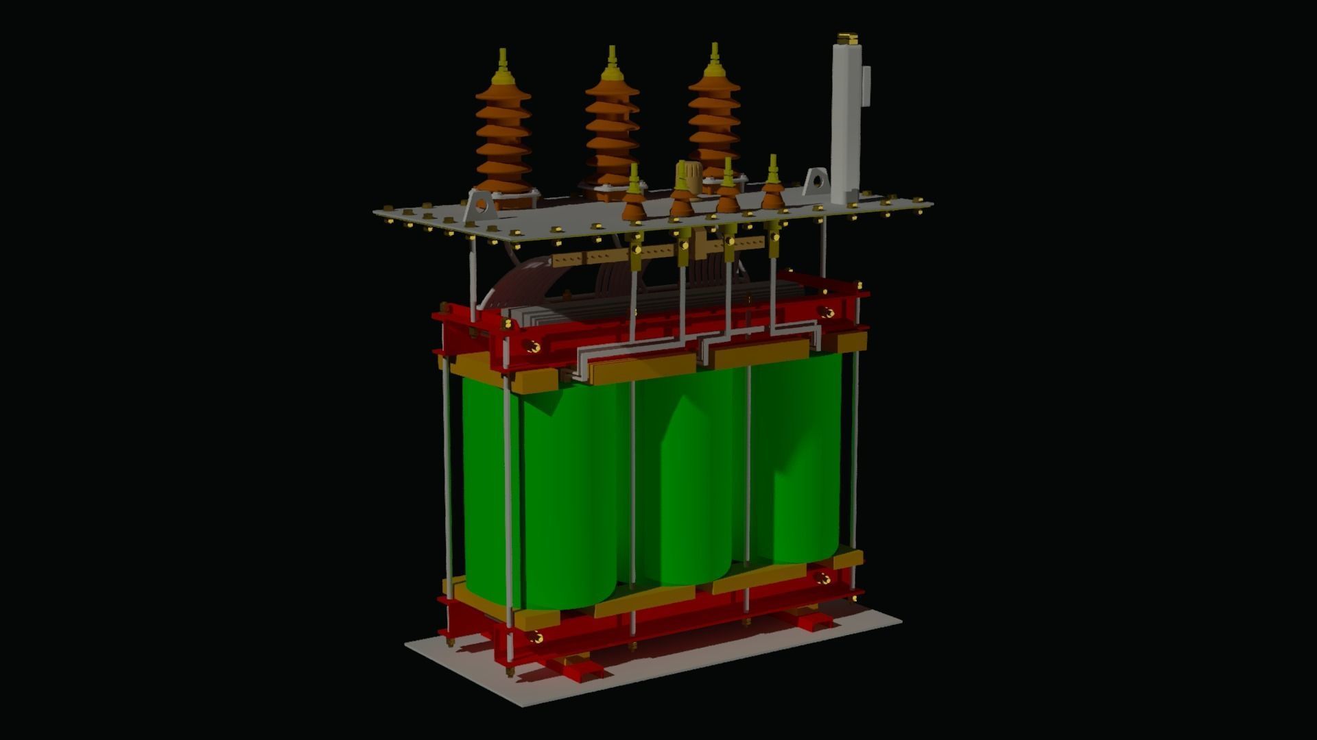 TRANSFORMER - Electrical Distribution Transformer 3D Model 3D model_2