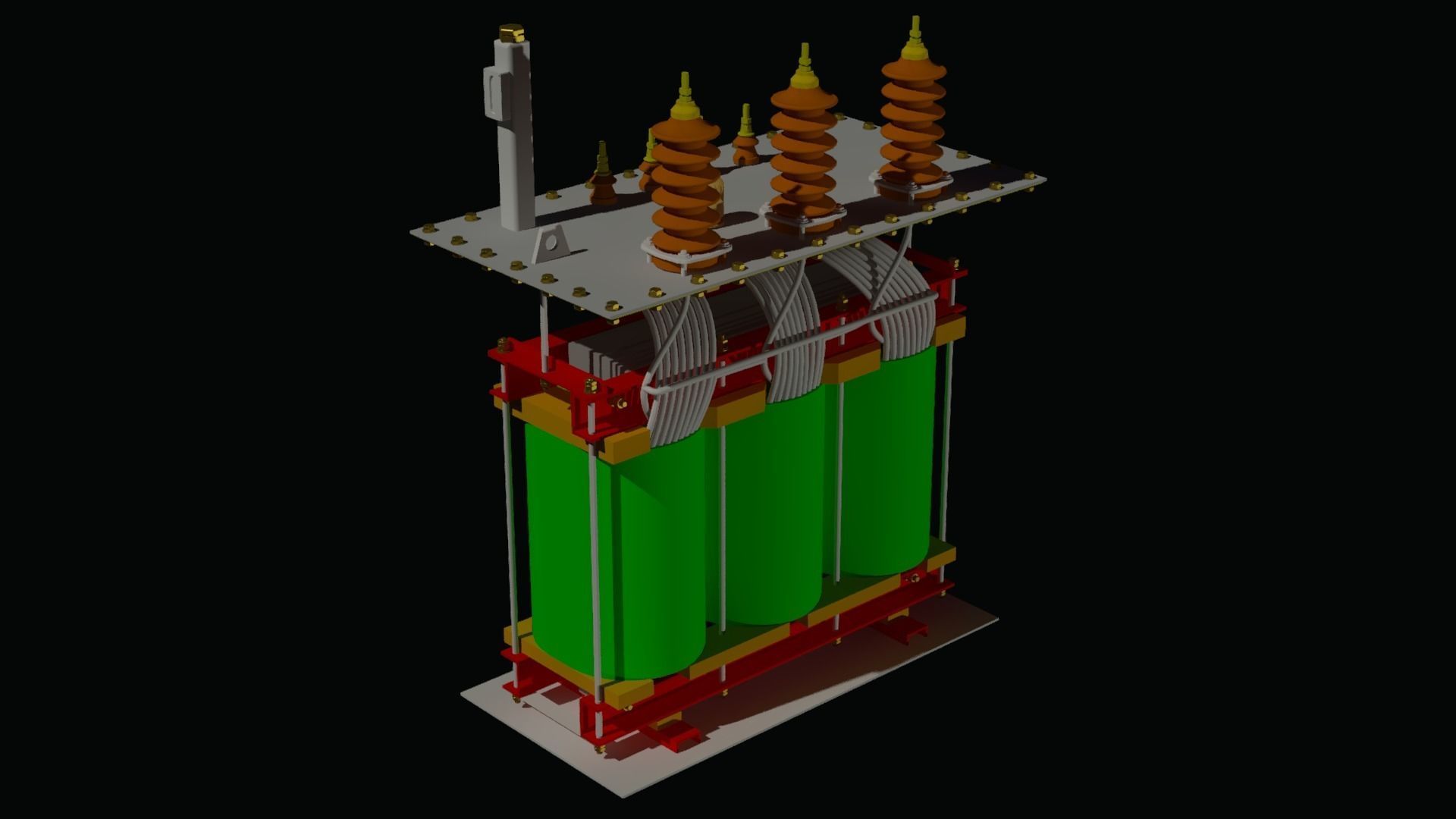 TRANSFORMER - Electrical Distribution Transformer 3D Model 3D model_1