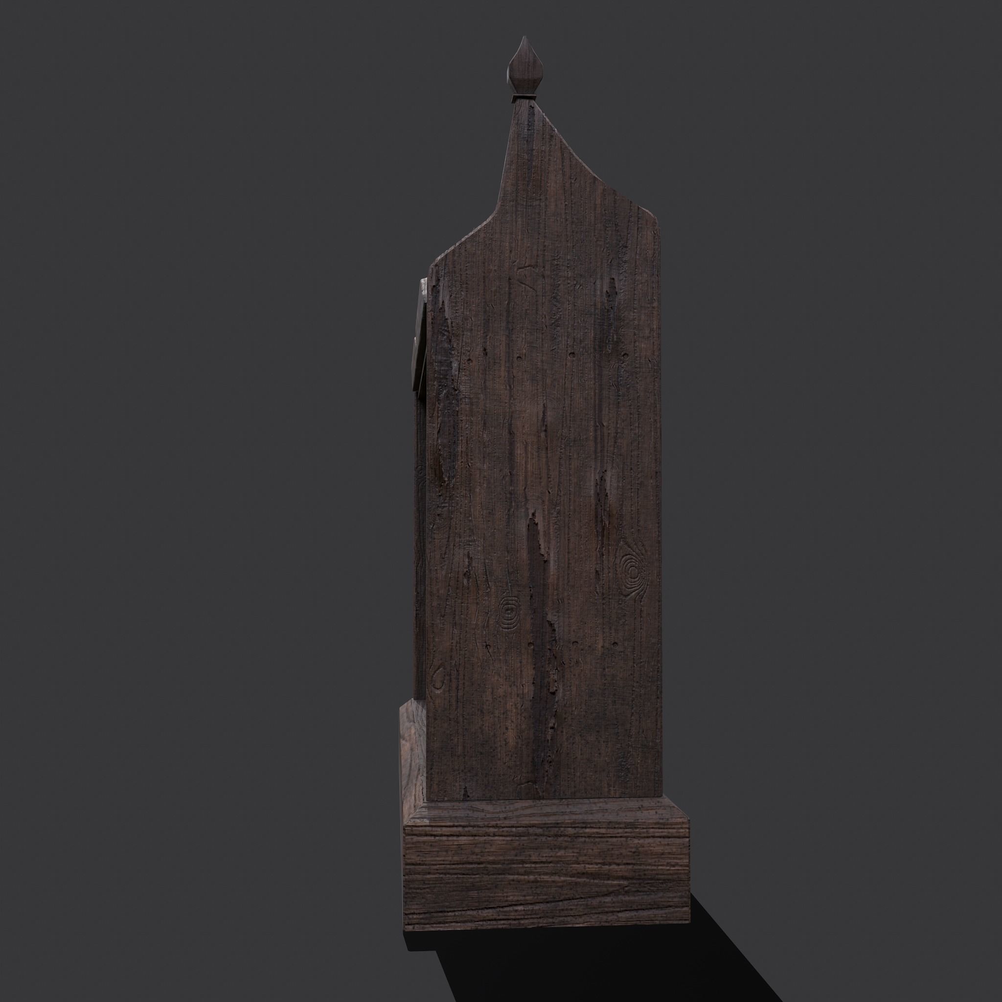 Medieval Elegant Writing Stand Low-poly 3D model_10