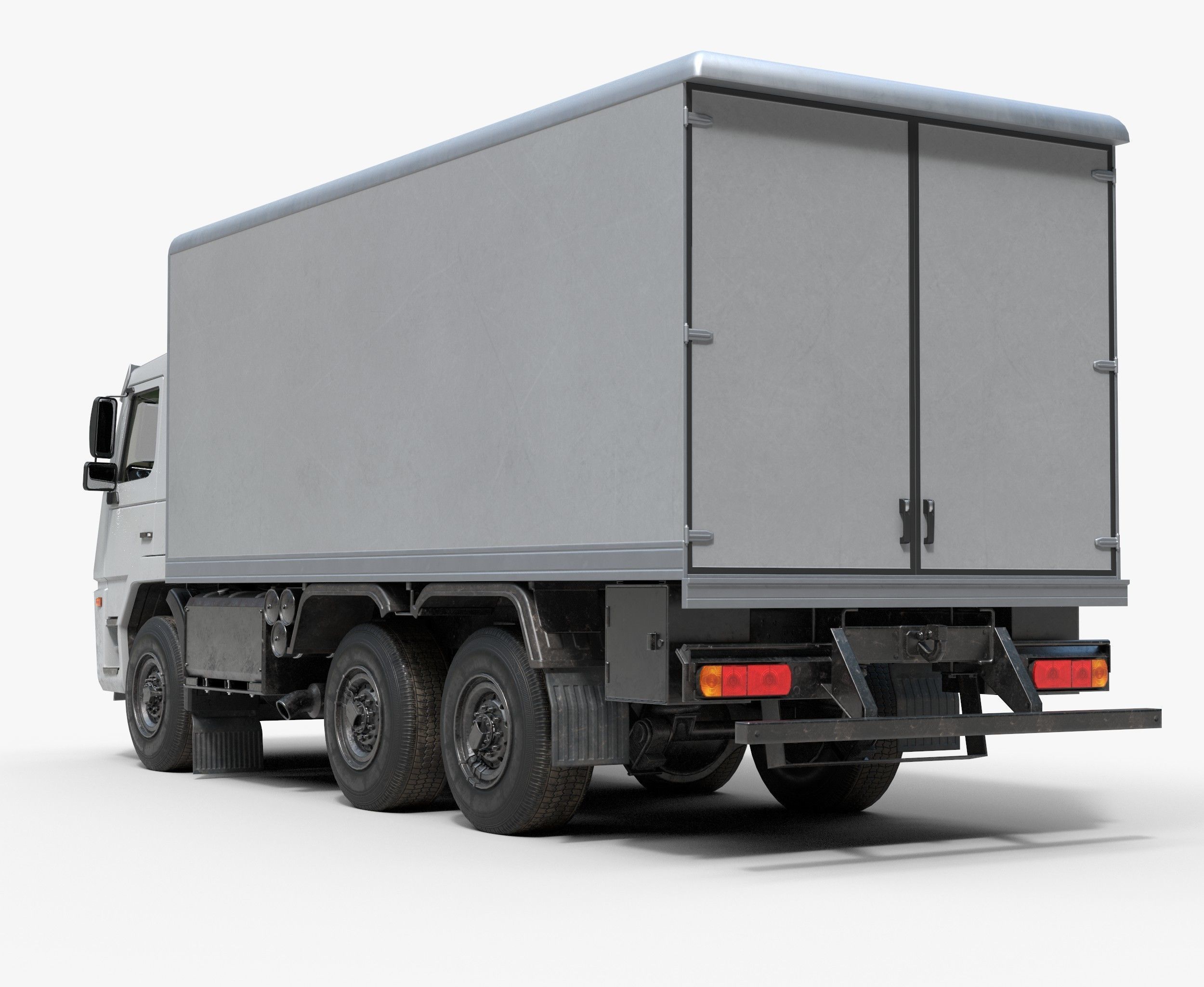 Truck Vehicle Pack Unity Low-poly 3D model_19