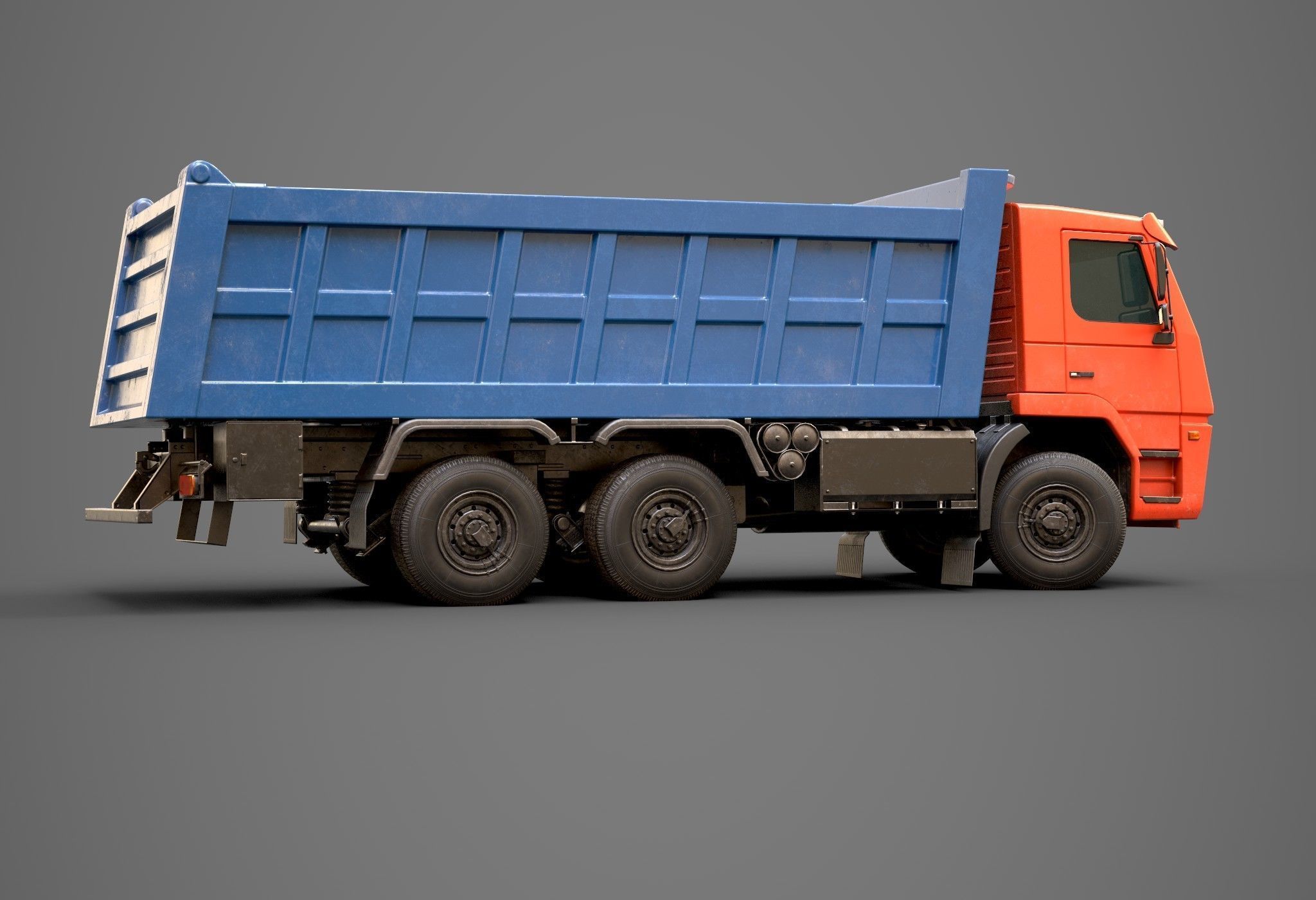 Truck Vehicle Pack Unity Low-poly 3D model_12
