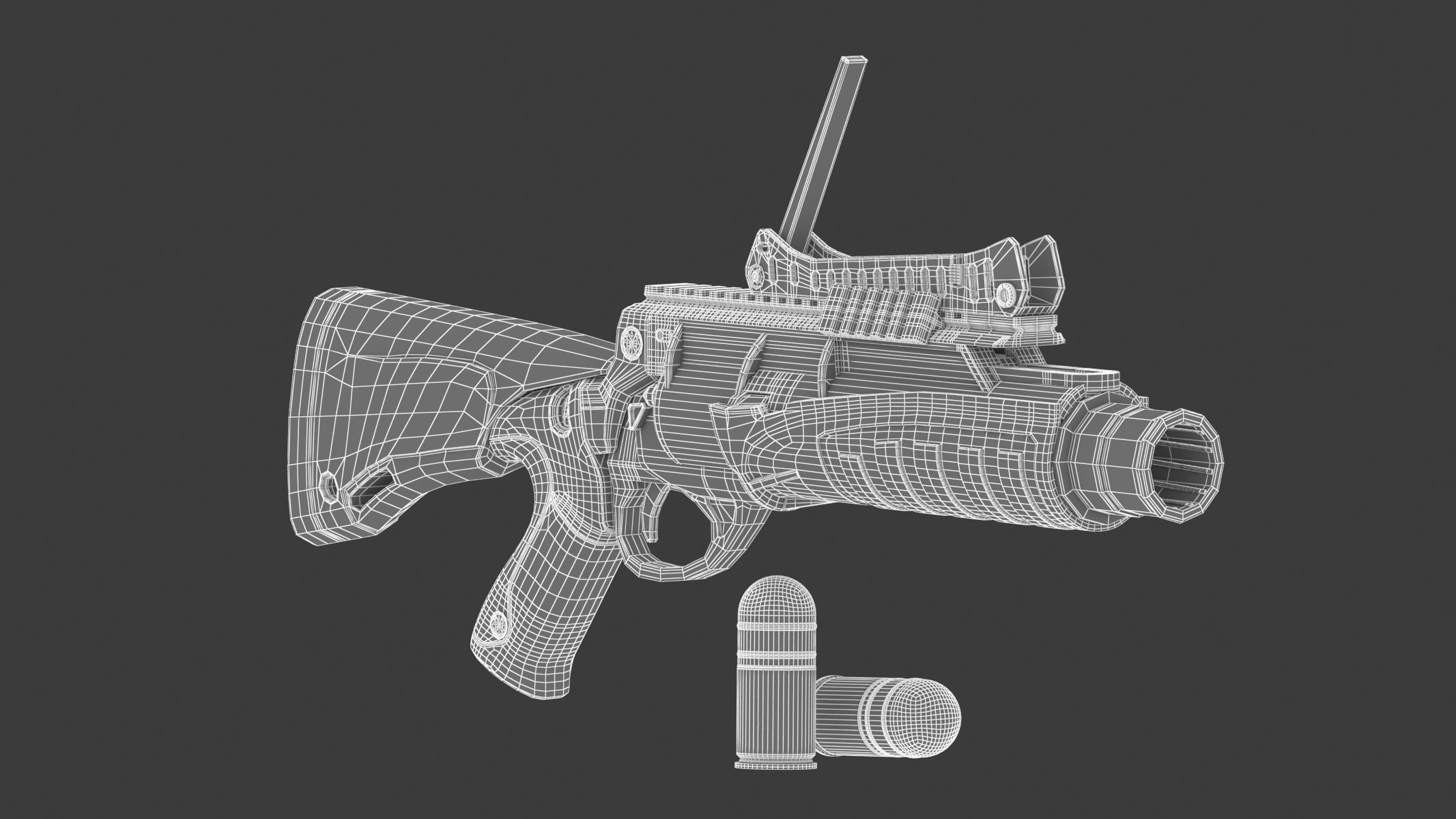 Beretta GLX 160 Grenade Launcher 3D model_19