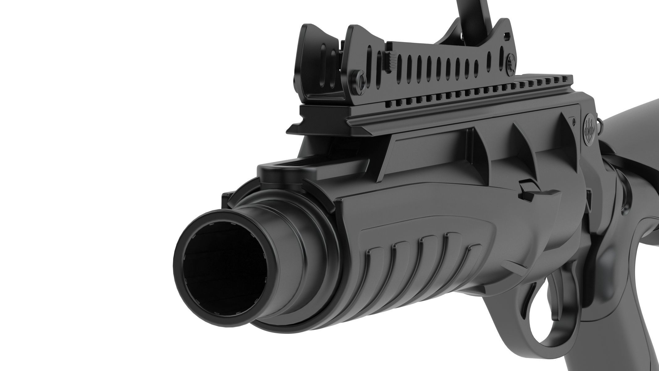 Beretta GLX 160 Grenade Launcher 3D model_8