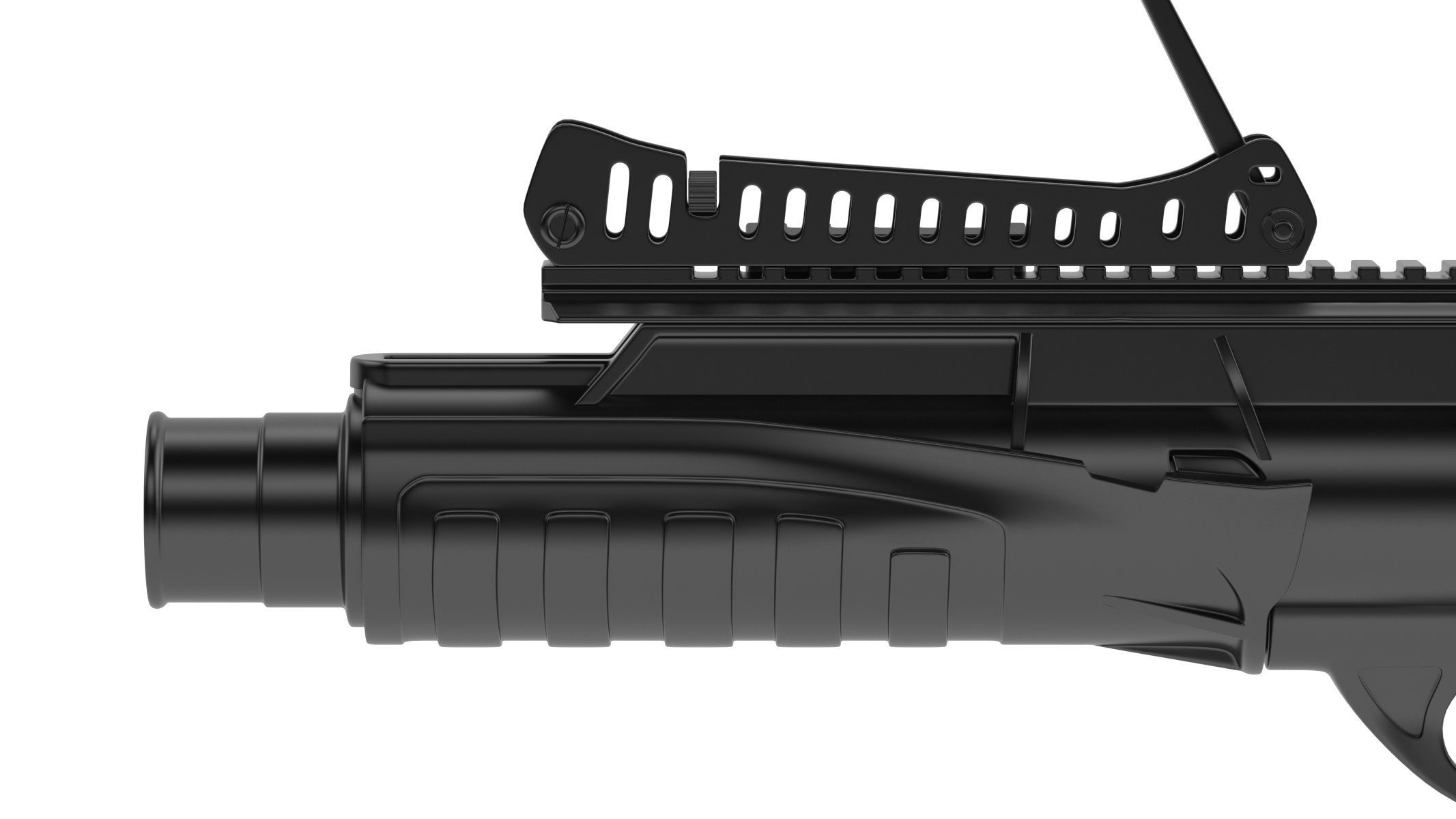 Beretta GLX 160 Grenade Launcher 3D model_7