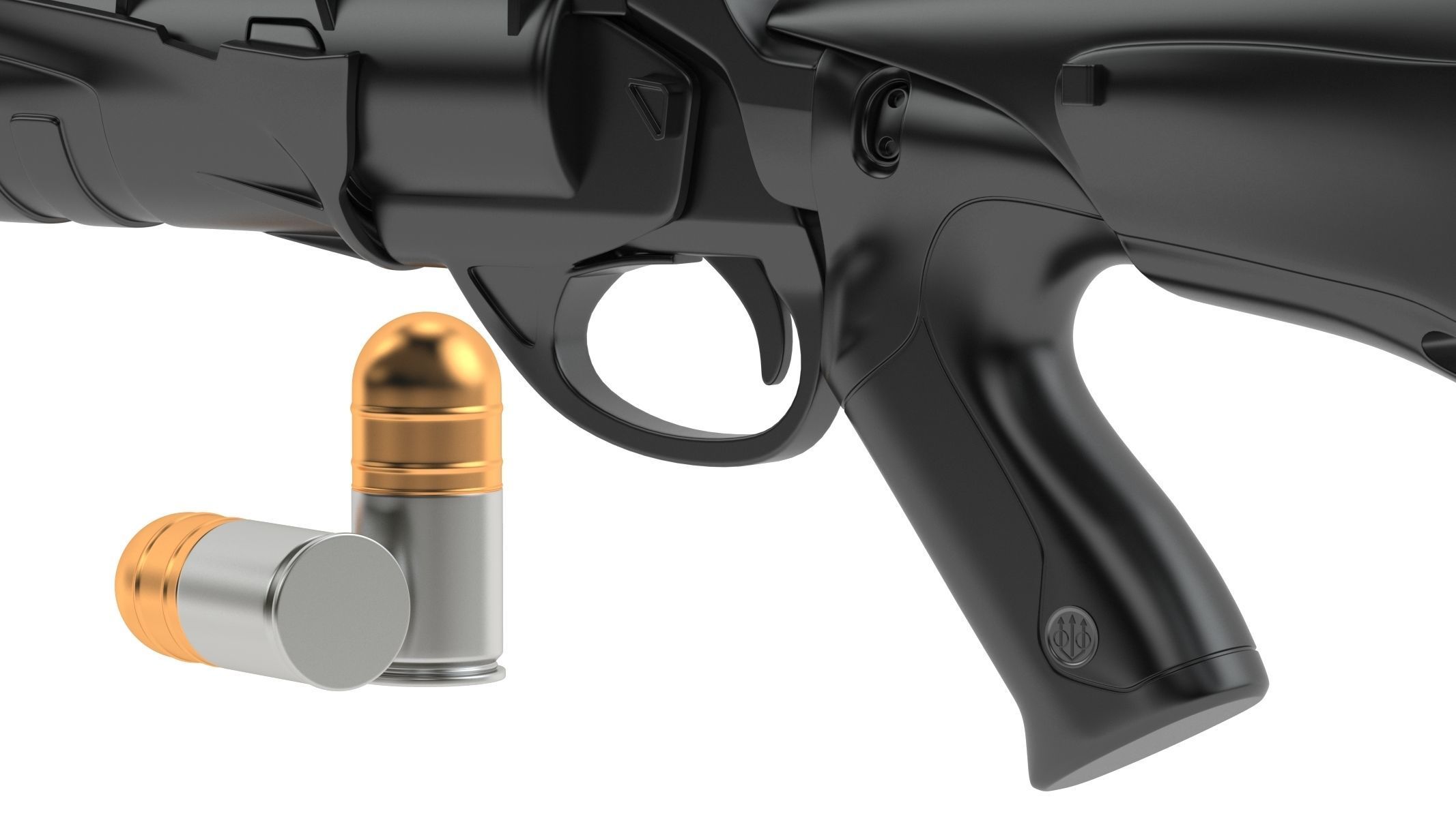 Beretta GLX 160 Grenade Launcher 3D model_14