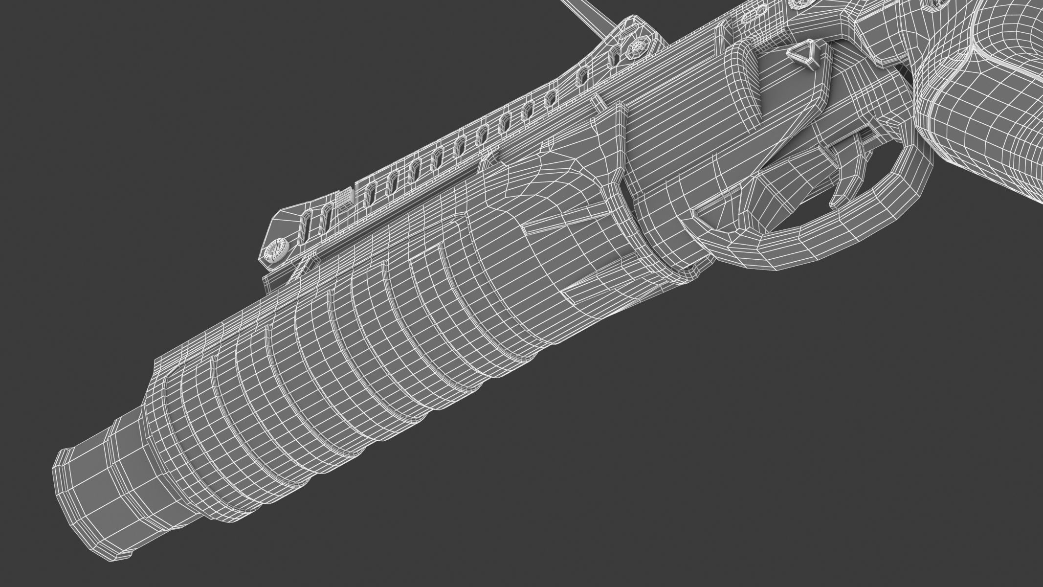 Beretta GLX 160 Grenade Launcher 3D model_27