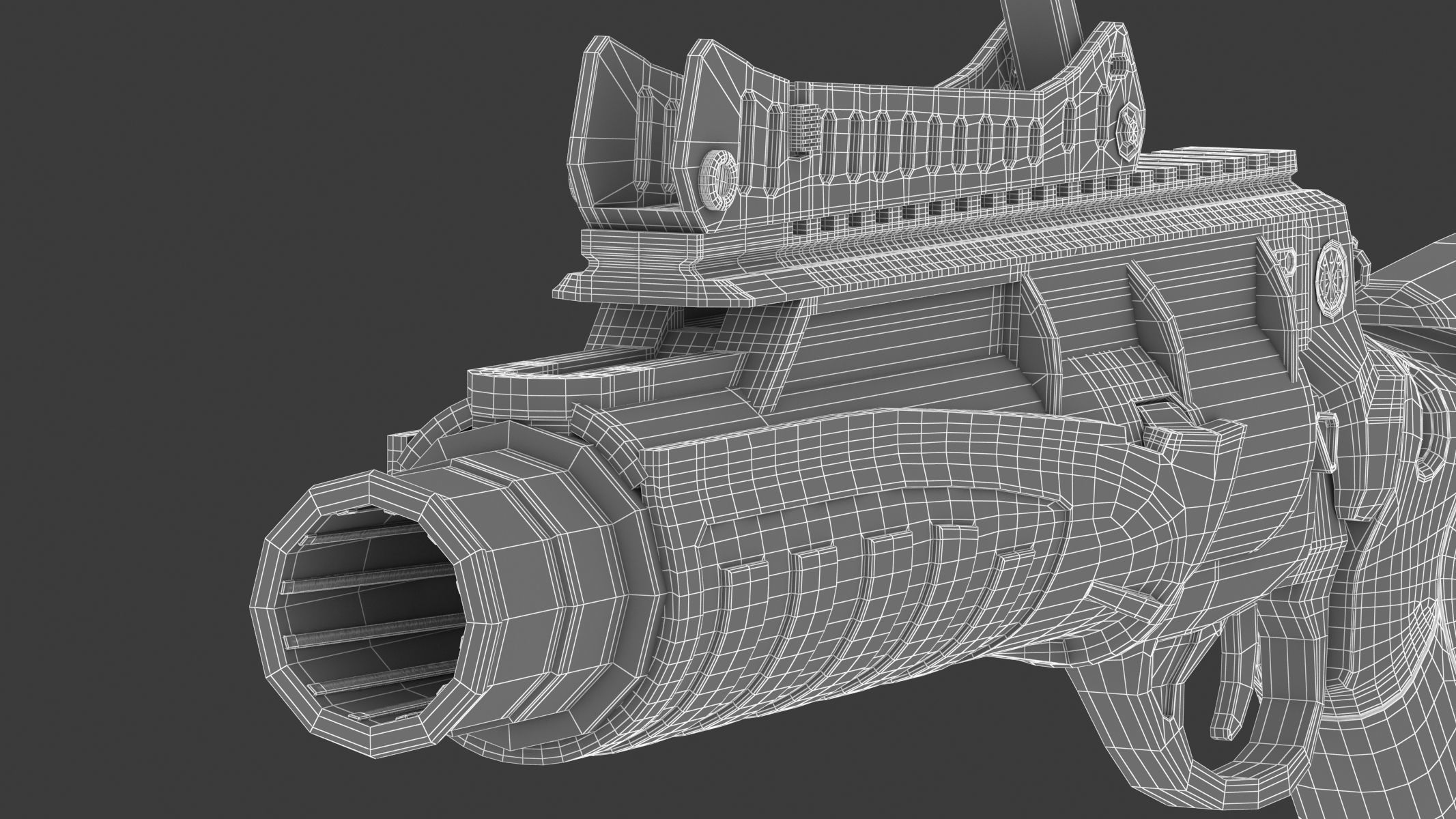 Beretta GLX 160 Grenade Launcher 3D model_23