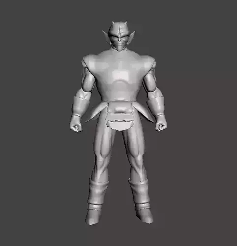 Kishime 3D Model armored man