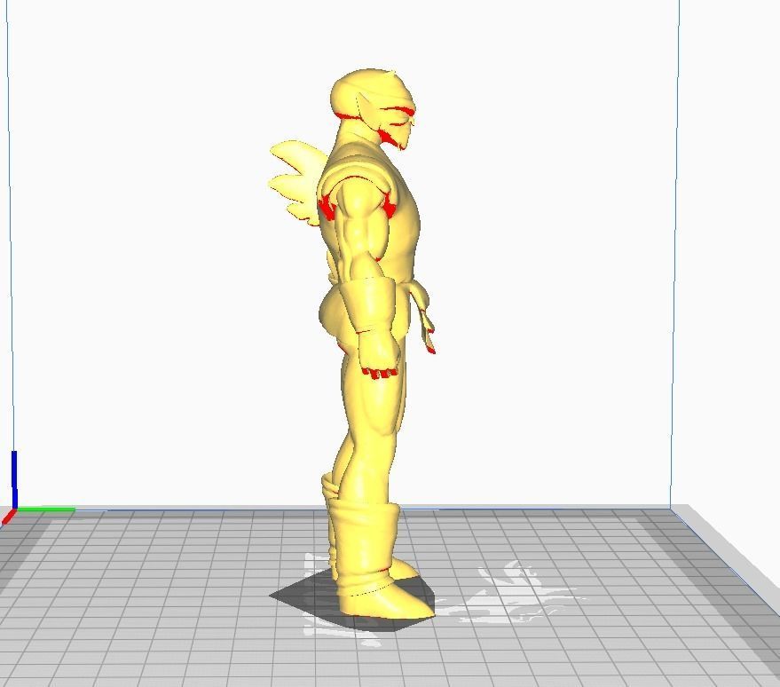Kishime 3D Model armored man 3D print model_1