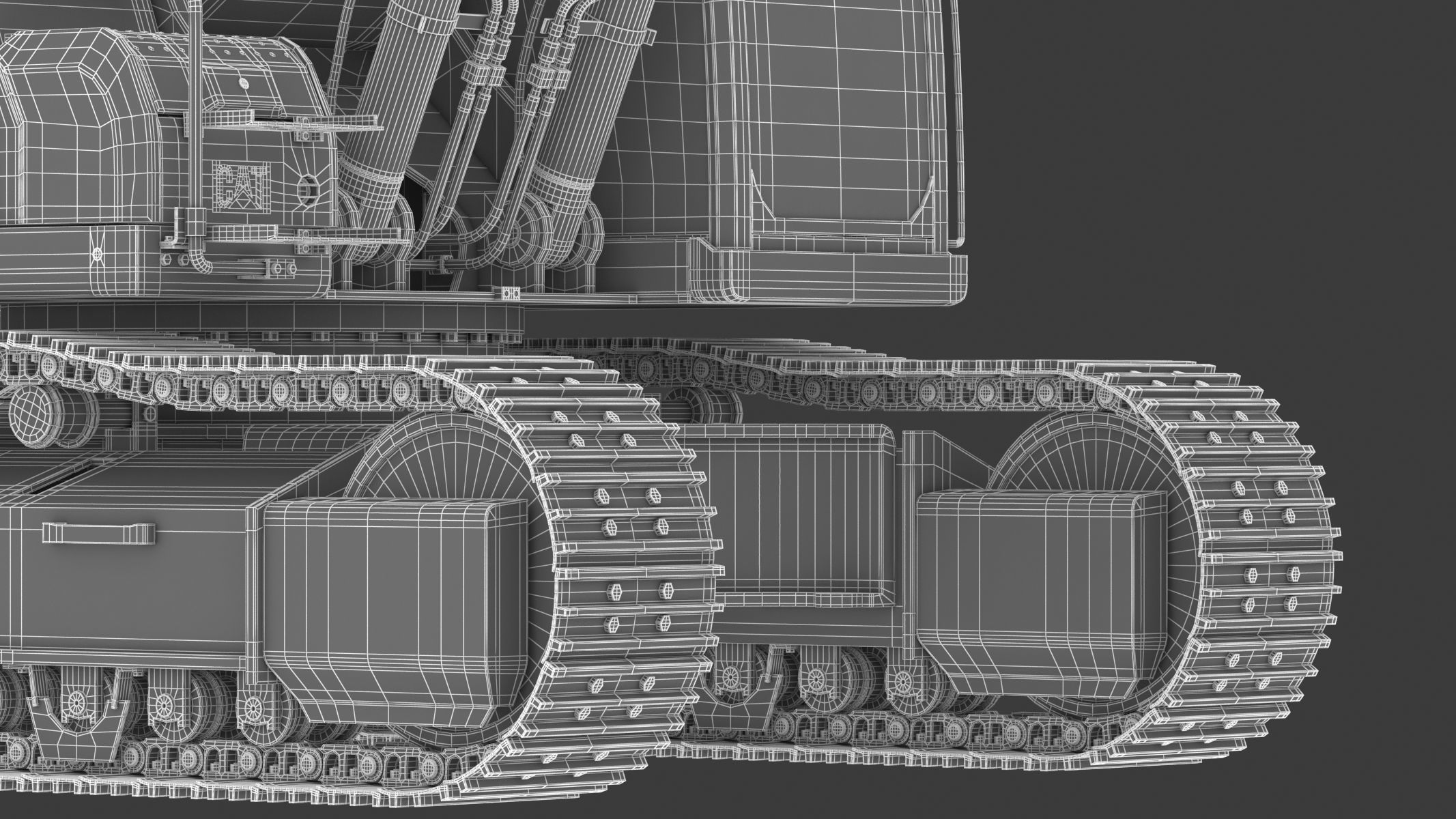 Cat 336 Excavator 3D model_32