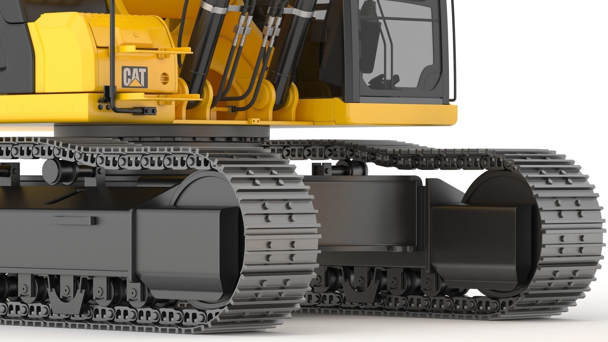 Cat 336 Excavator 3D model_12