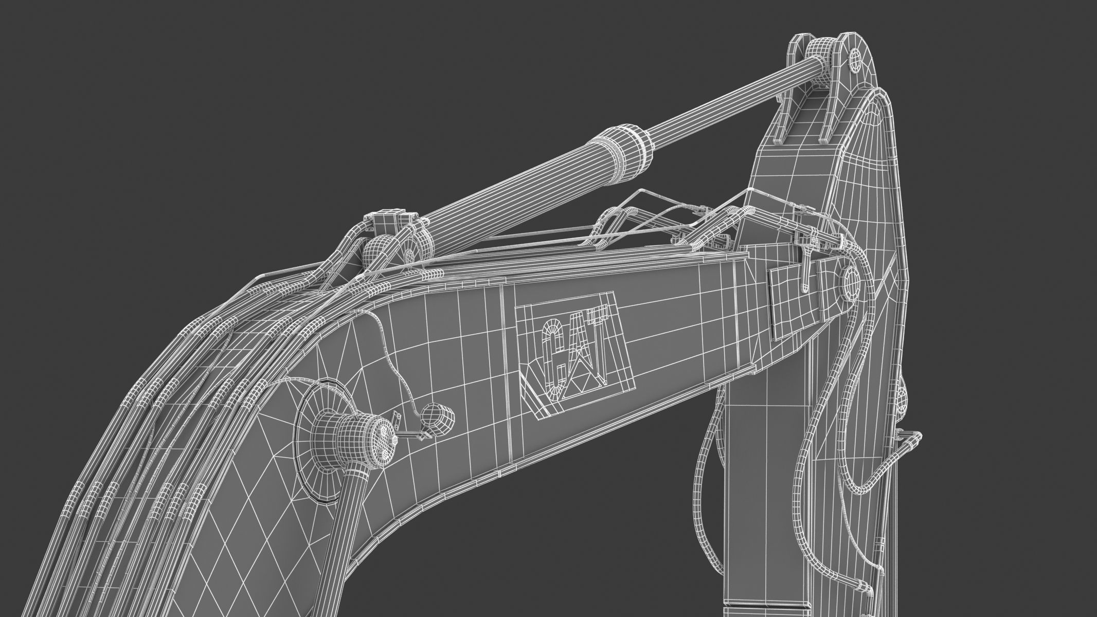 Cat 336 Excavator 3D model_35