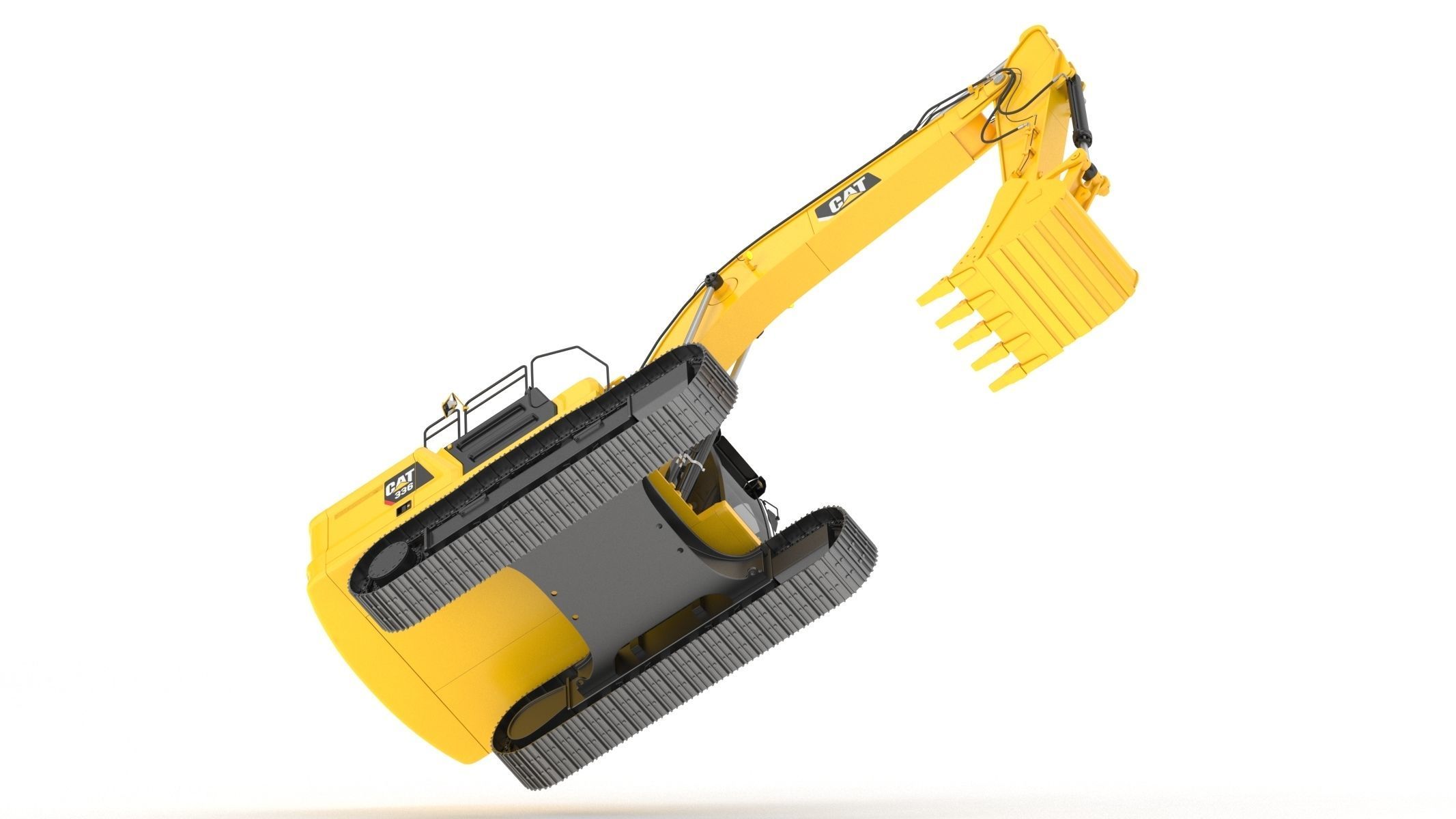 Cat 336 Excavator 3D model_9