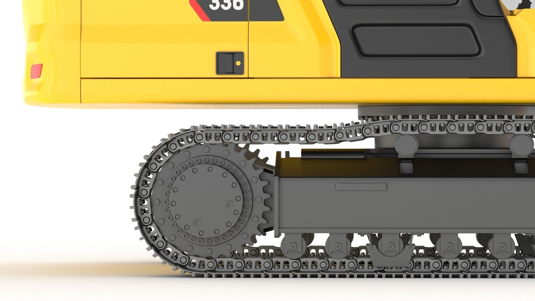 Cat 336 Excavator 3D model_13