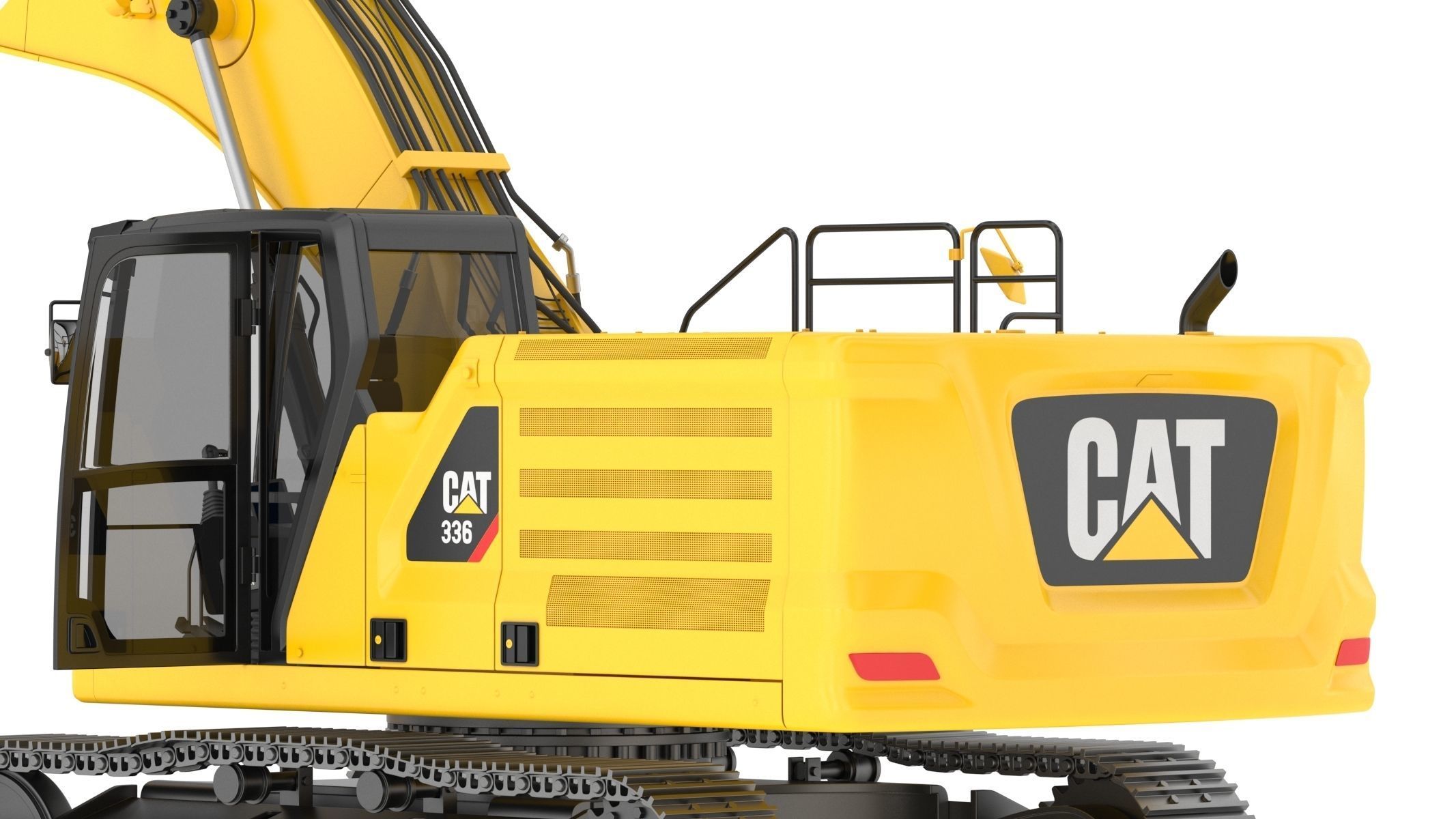 Cat 336 Excavator 3D model_16