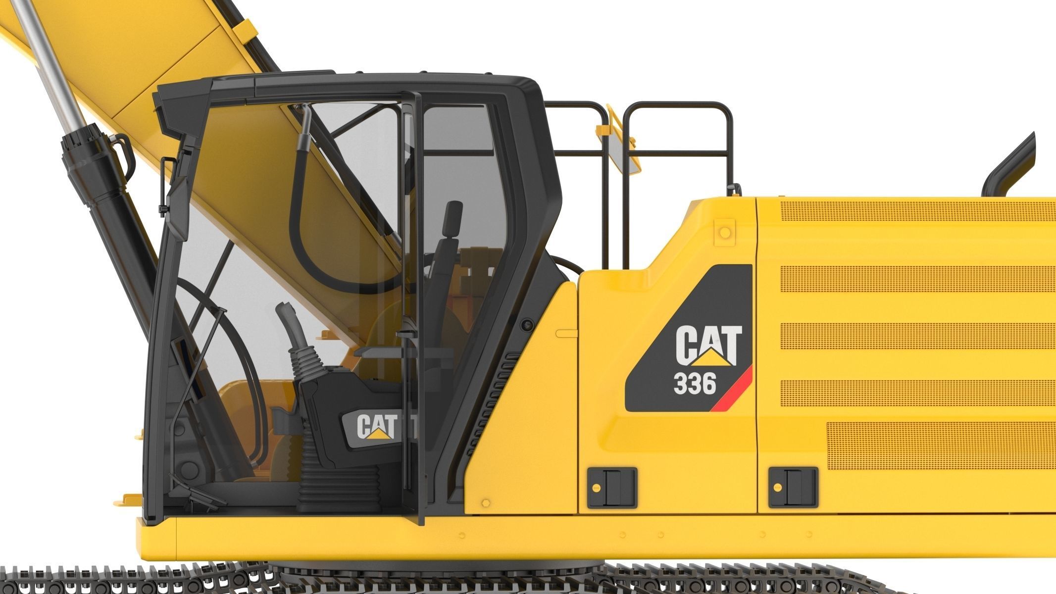 Cat 336 Excavator 3D model_17