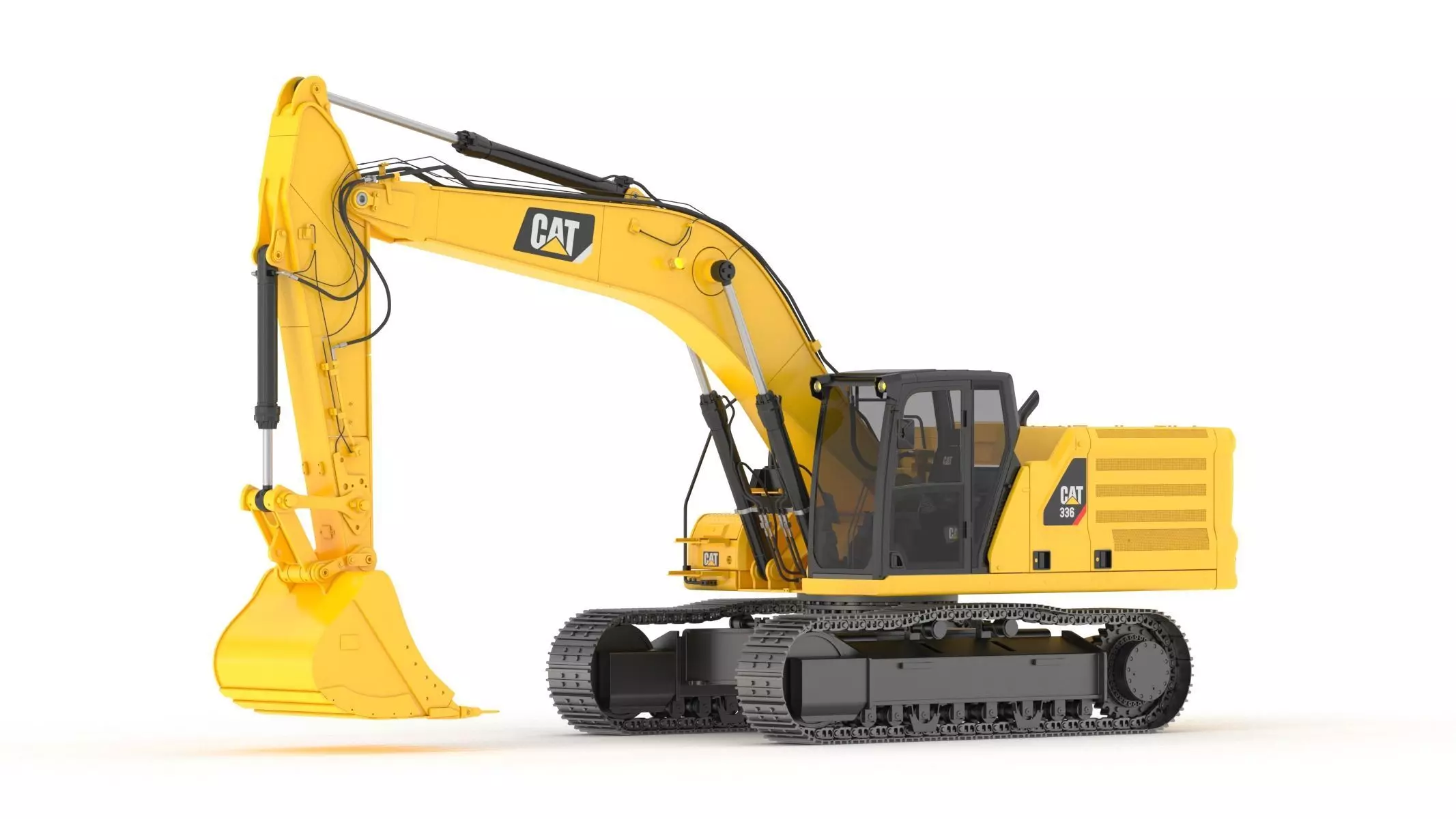 Cat 336 Excavator 3D model_0