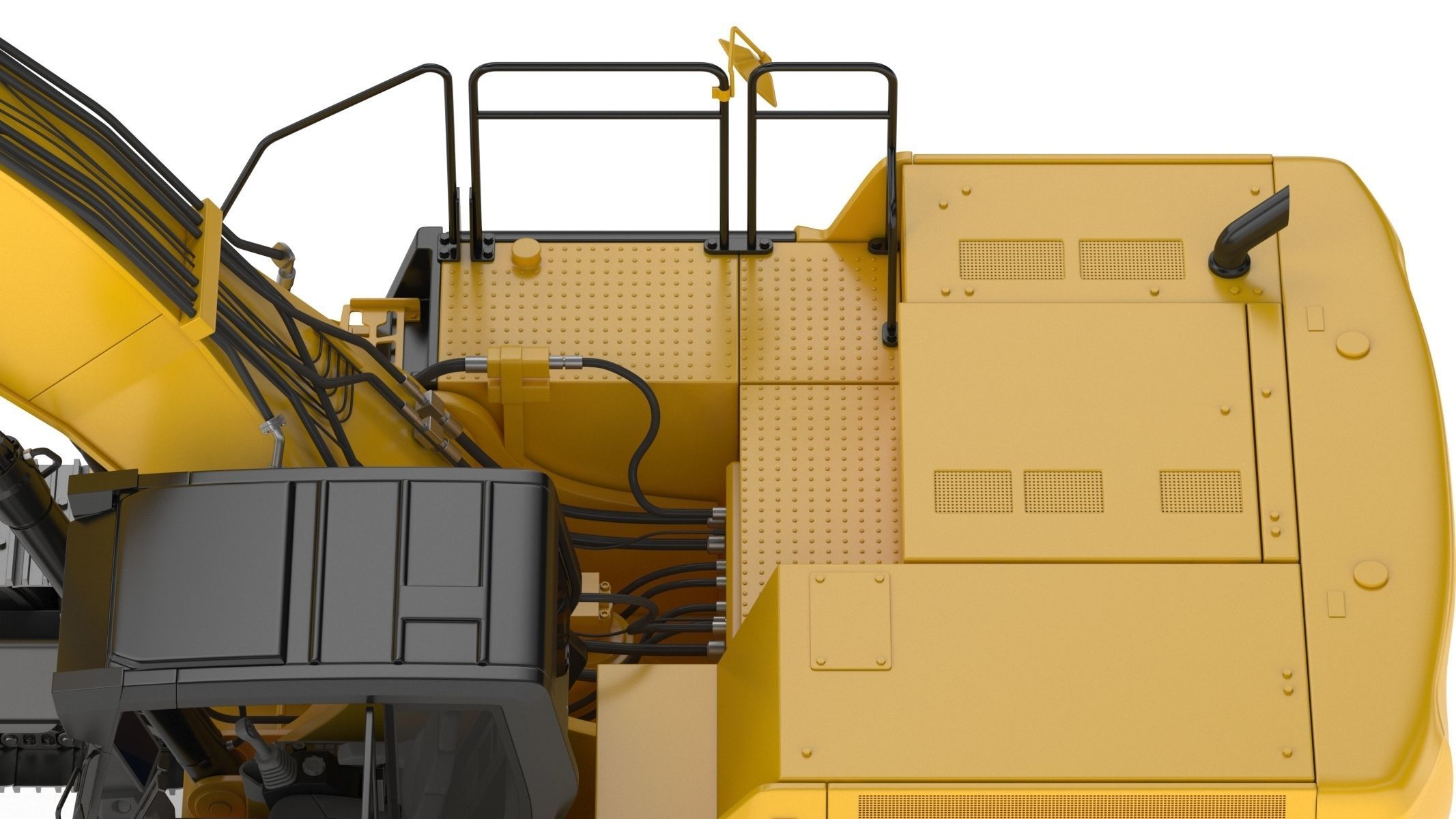 Crawler Excavator Generic 3D model_18