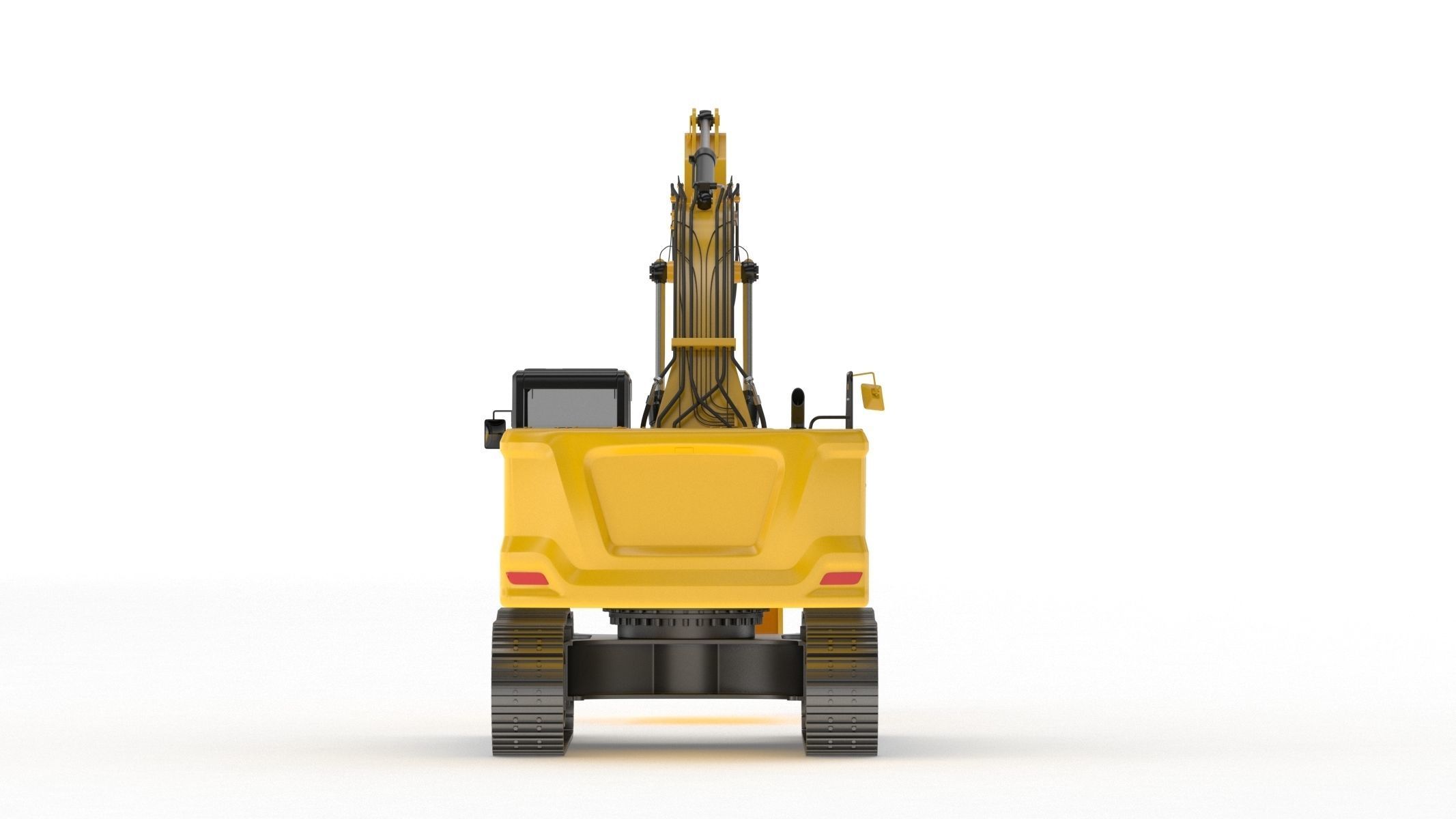 Crawler Excavator Generic 3D model_5