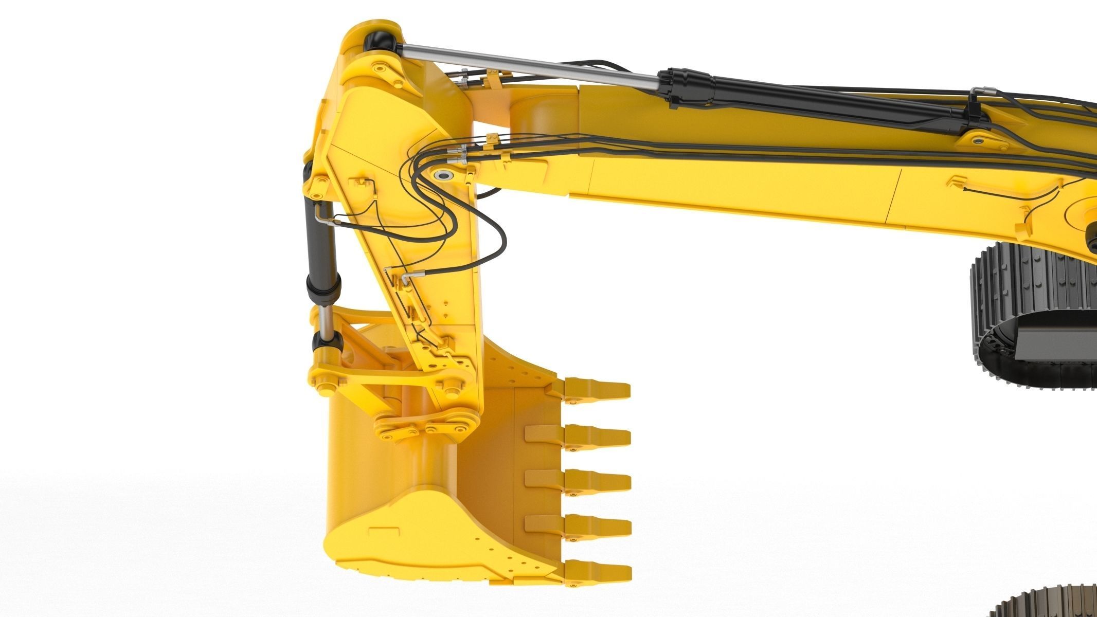 Crawler Excavator Generic 3D model_19