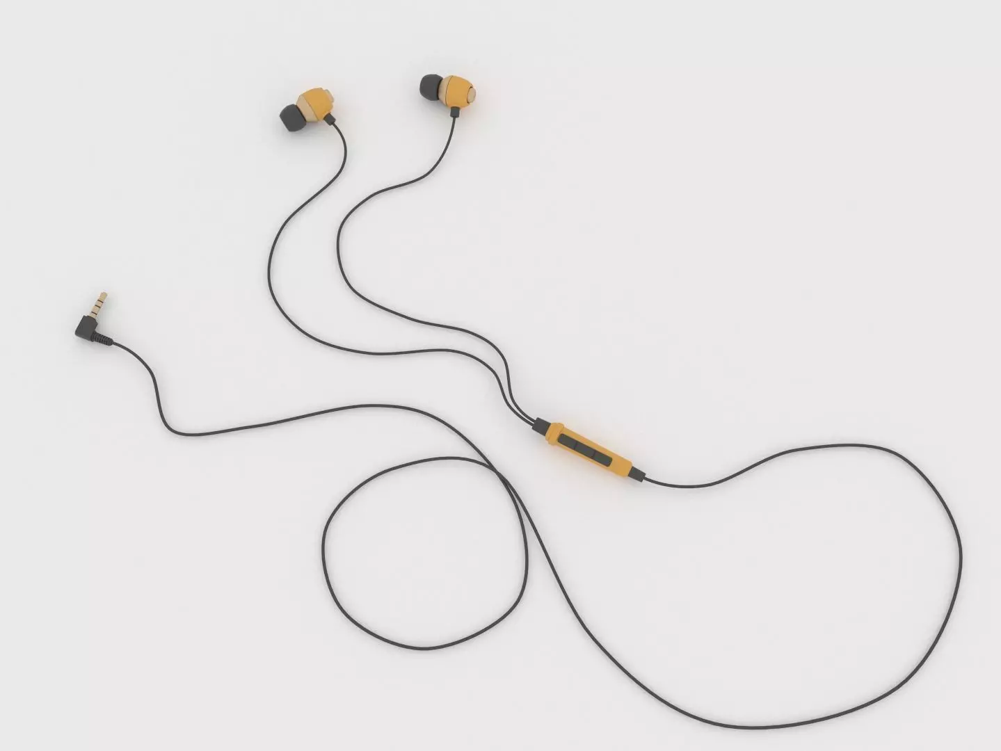 IEM earphones Free 3D model_0