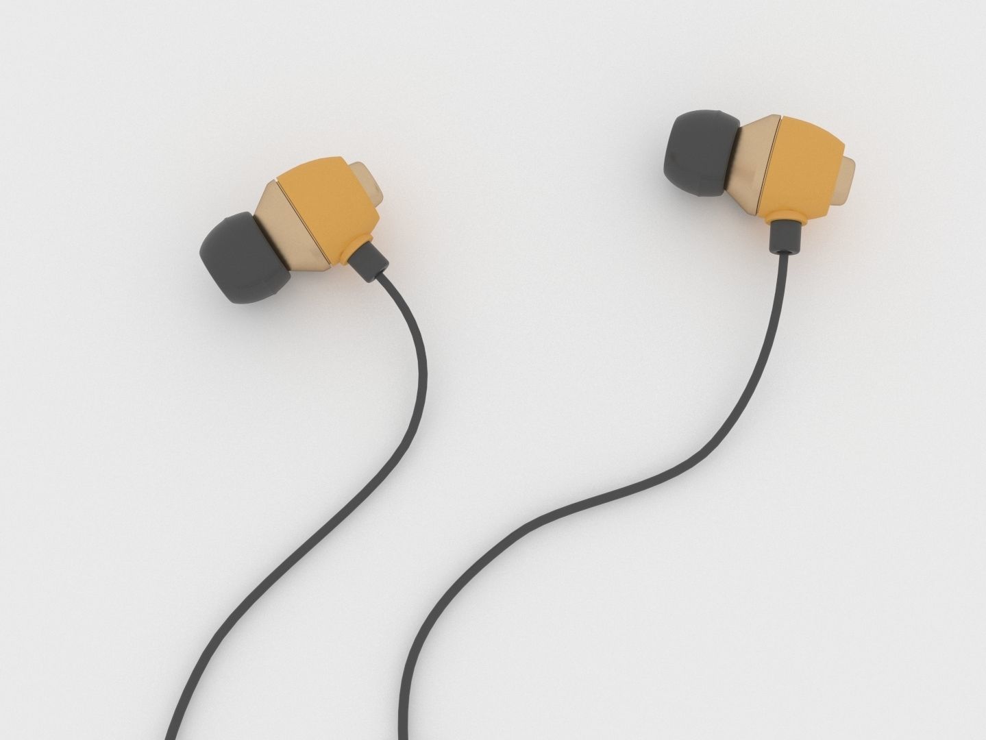 IEM earphones Free 3D model_2