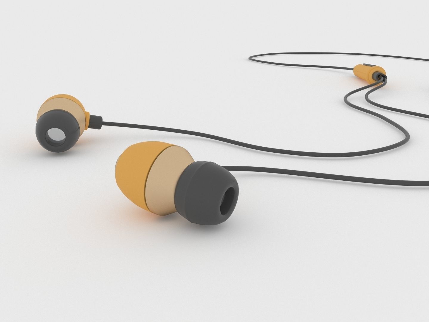IEM earphones Free 3D model_4