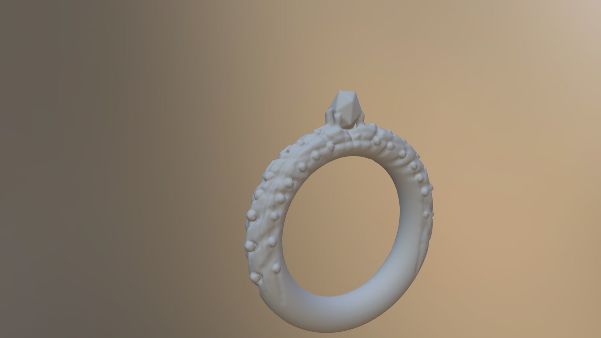 Engagement Ring Free 3D model_2