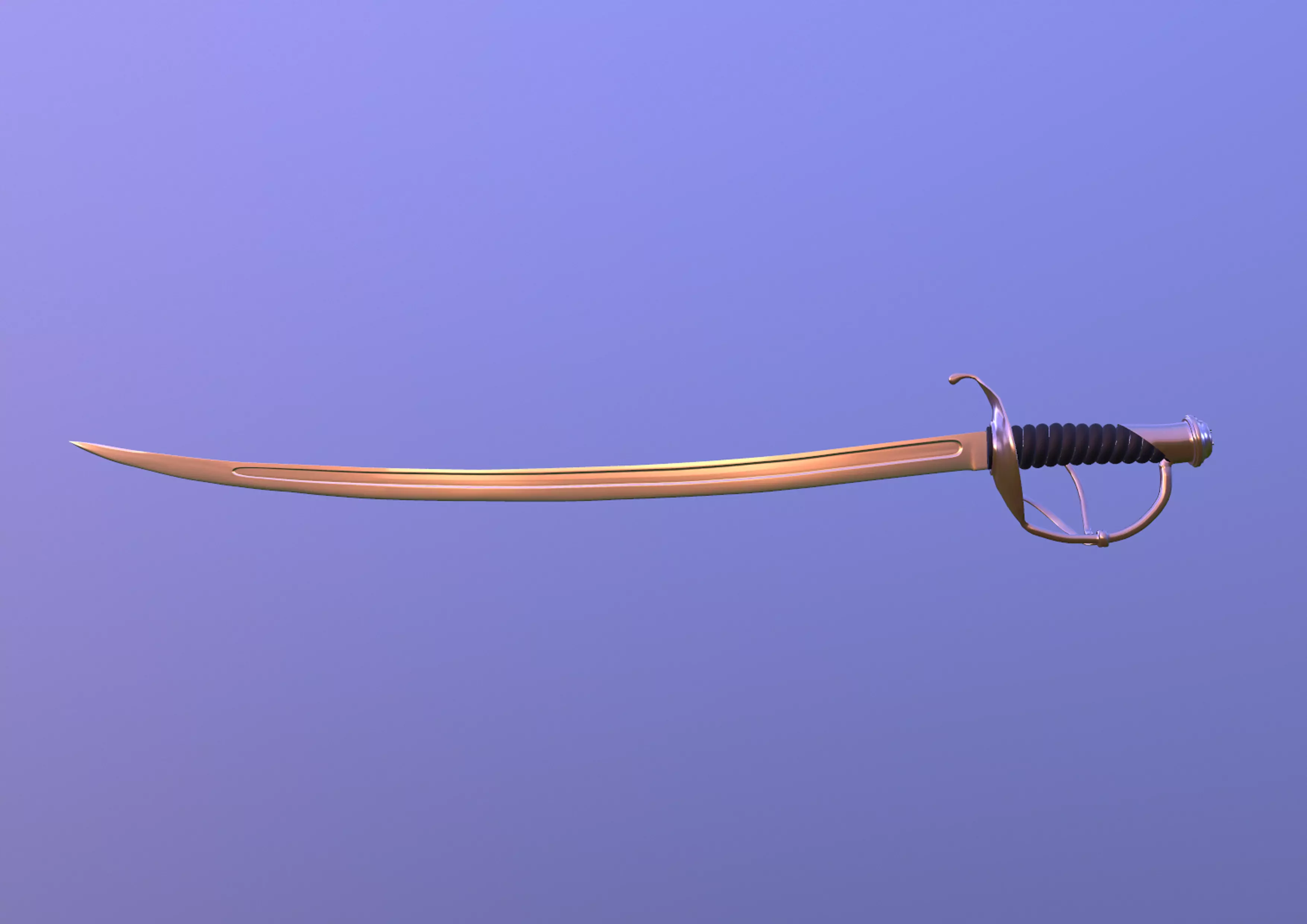  The US Cavalery saber  3D model_0