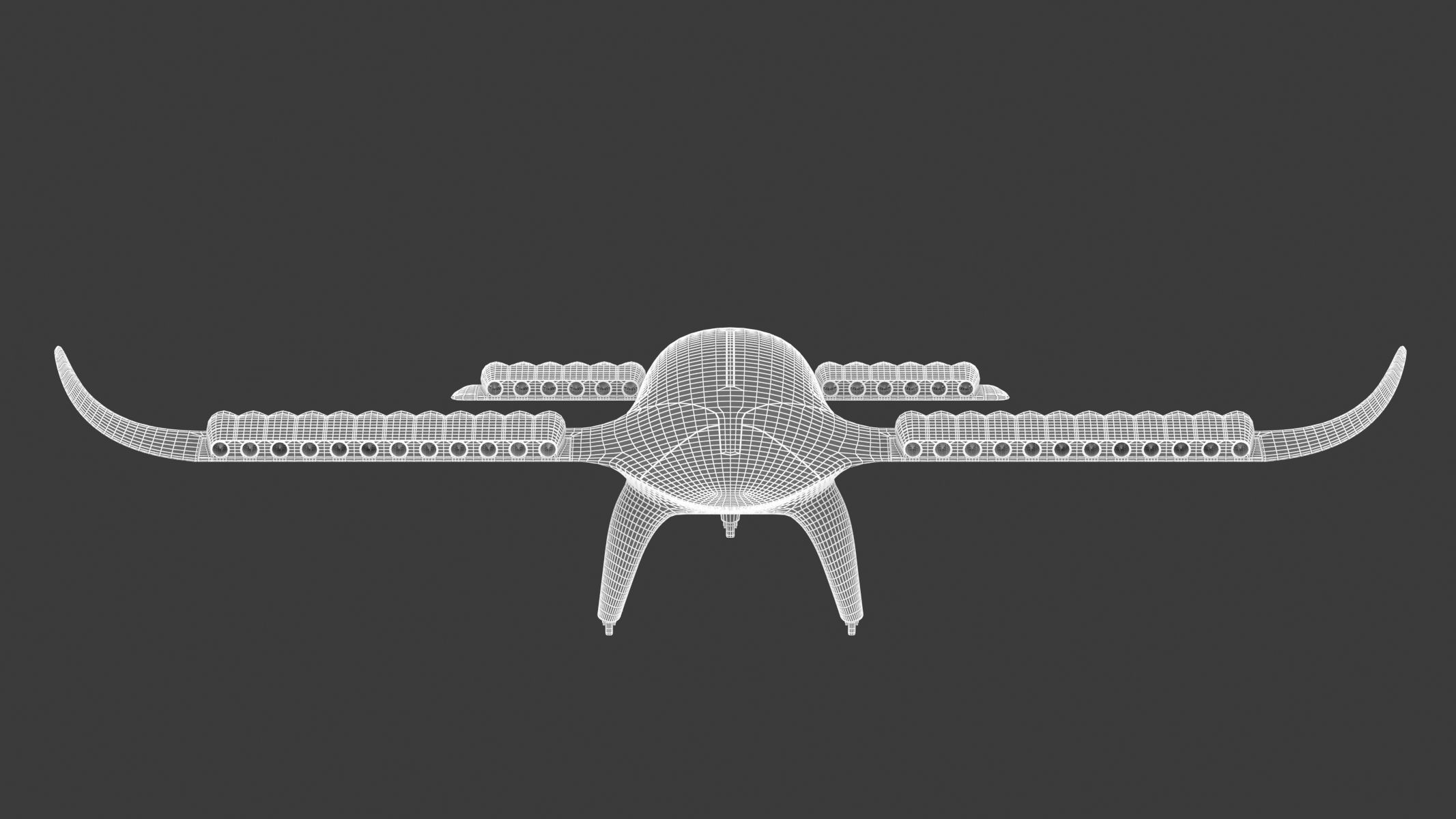 Lilium Jet Flying Taxi 3D model_28