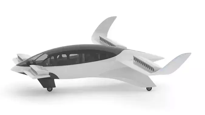 Lilium Jet Flying Taxi 3D model