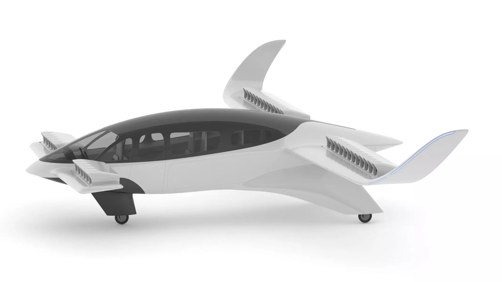 Lilium Jet Flying Taxi 3D model_0
