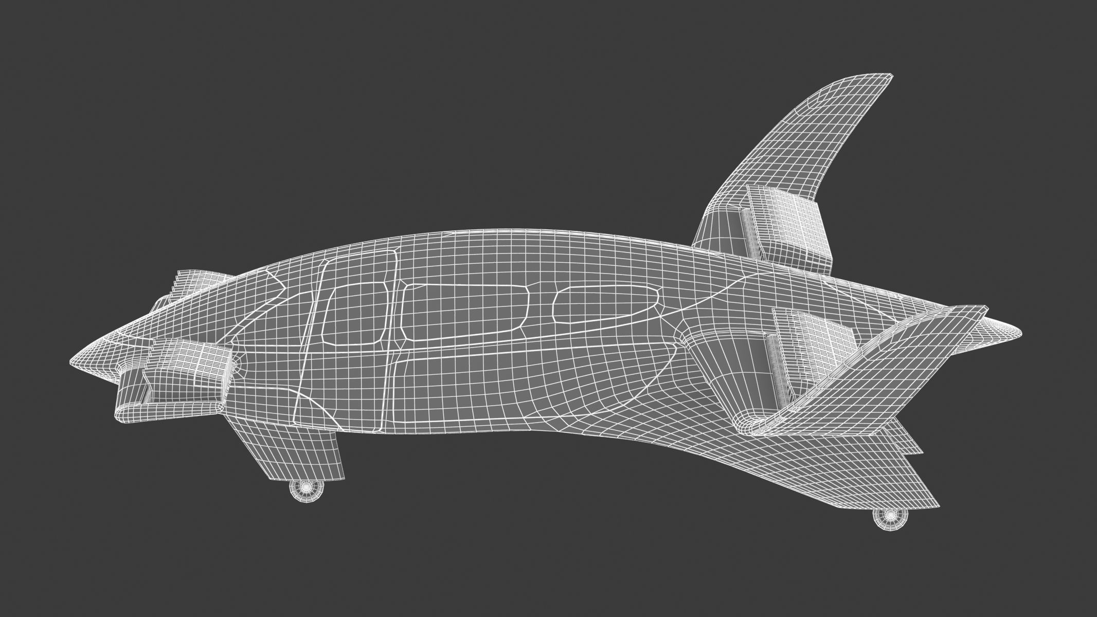 Lilium Jet Flying Taxi 3D model_30