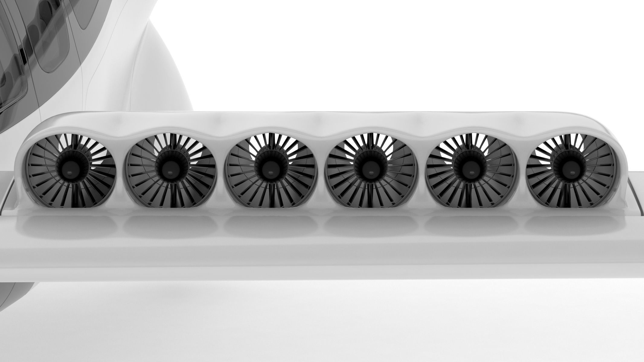 Lilium Jet Flying Taxi 3D model_11