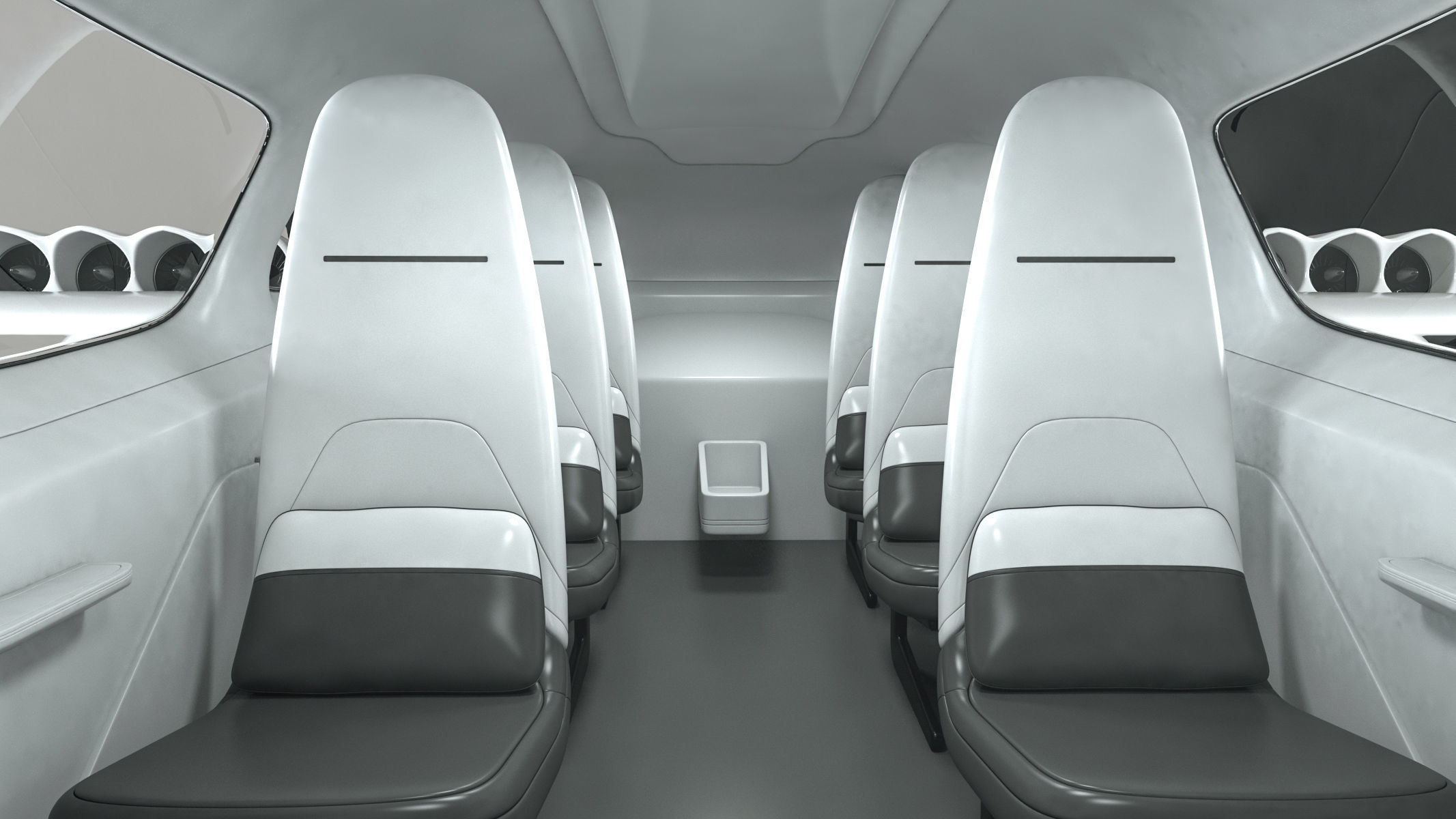 Lilium Jet Flying Taxi 3D model_21