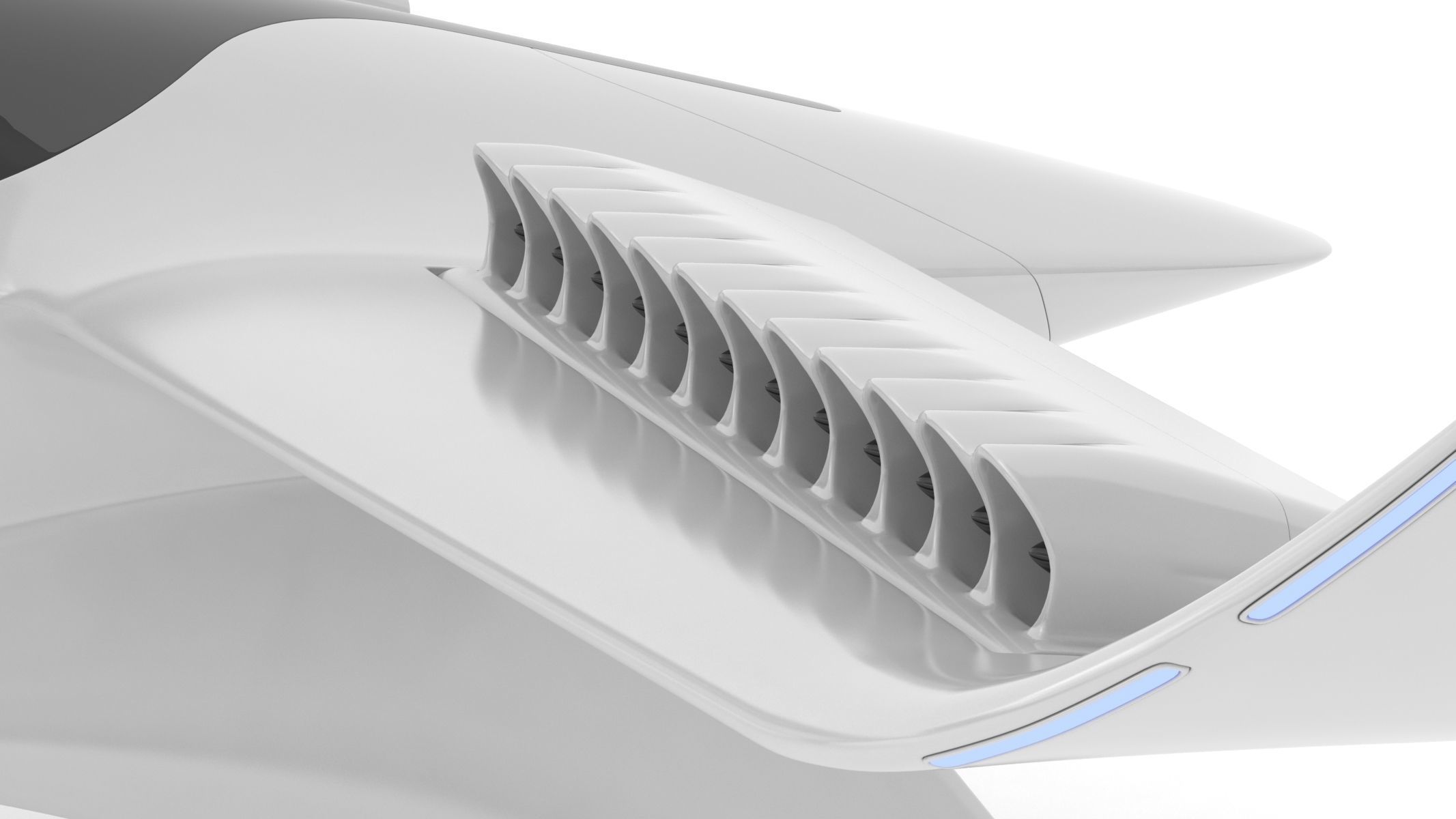 Lilium Jet Flying Taxi 3D model_10